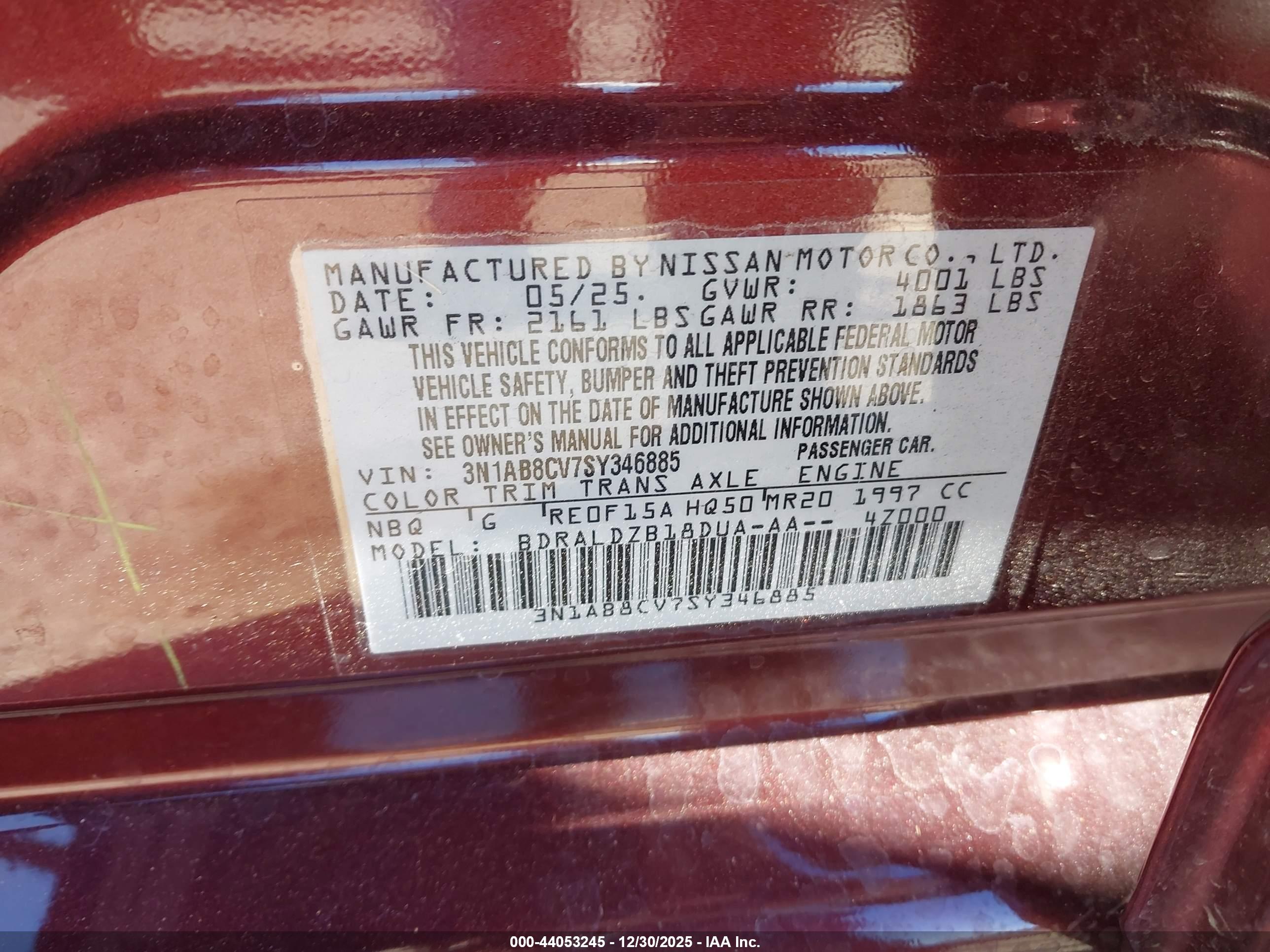 NISSAN SENTRA image 9