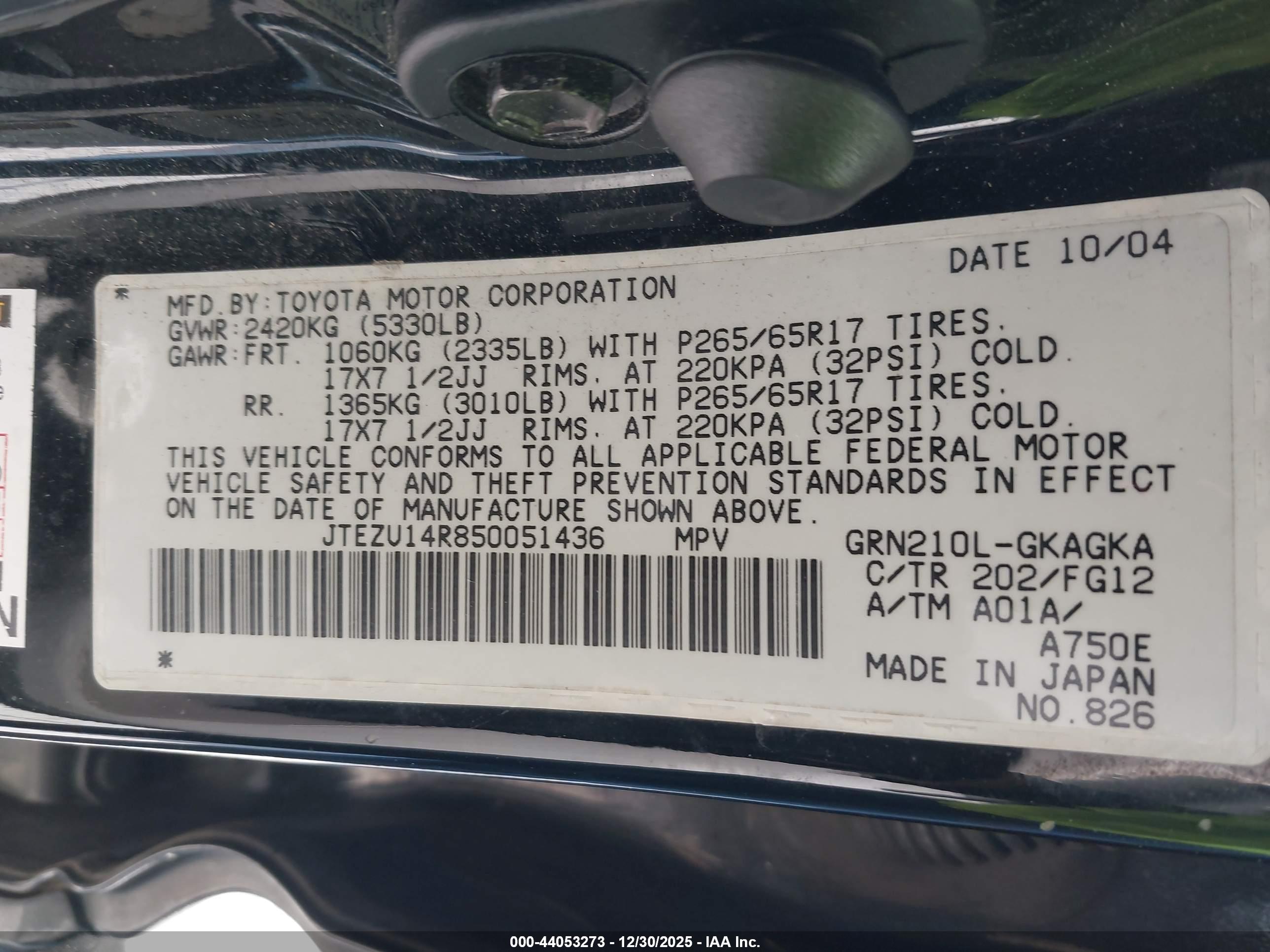 TOYOTA 4RUNNER image 9