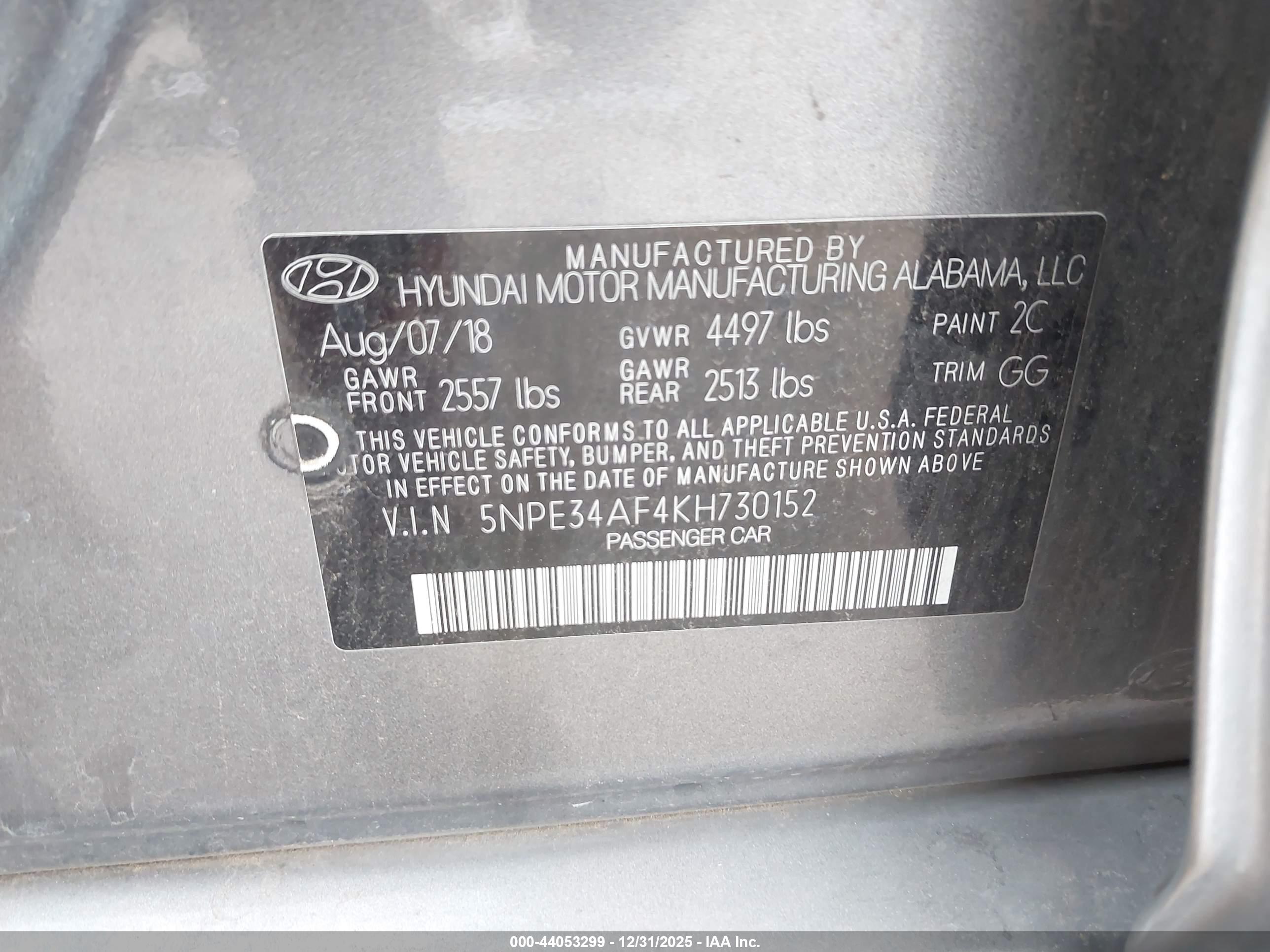 HYUNDAI SONATA image 9