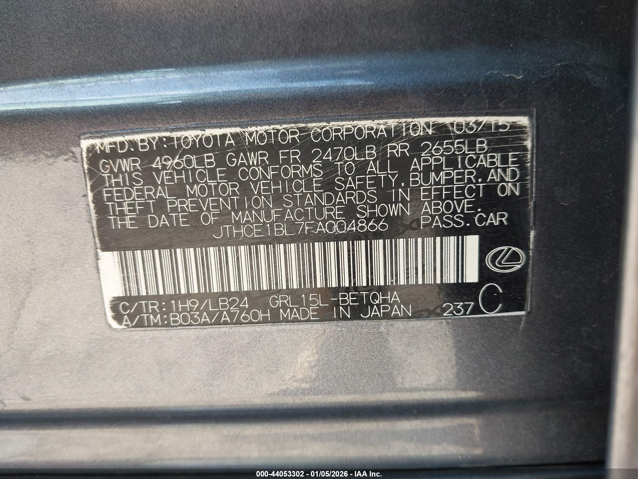 LEXUS GS image 9