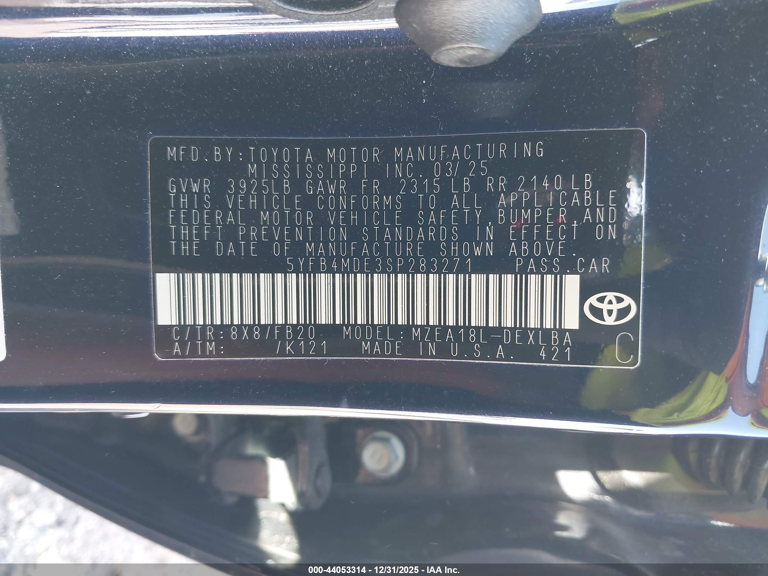 TOYOTA COROLLA image 9