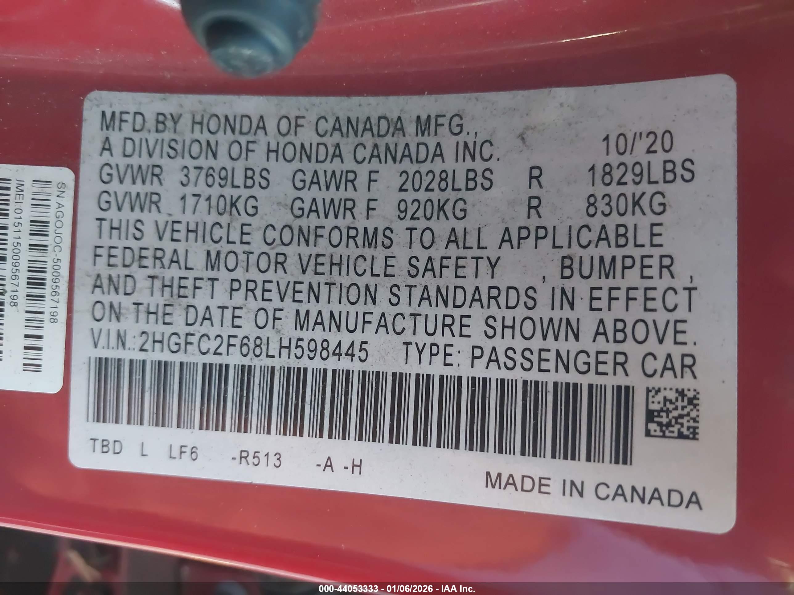 HONDA CIVIC image 9