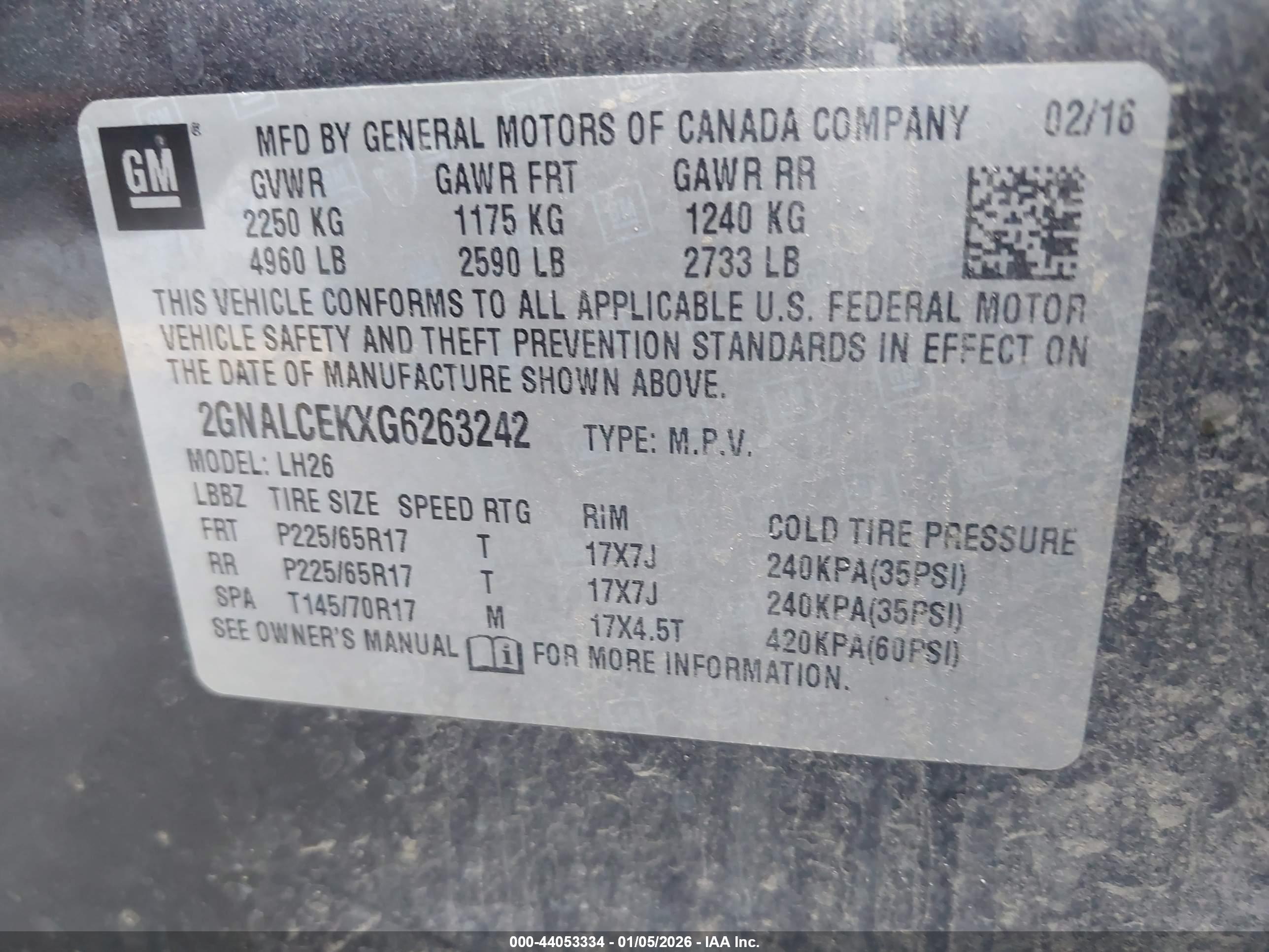 CHEVROLET EQUINOX image 9