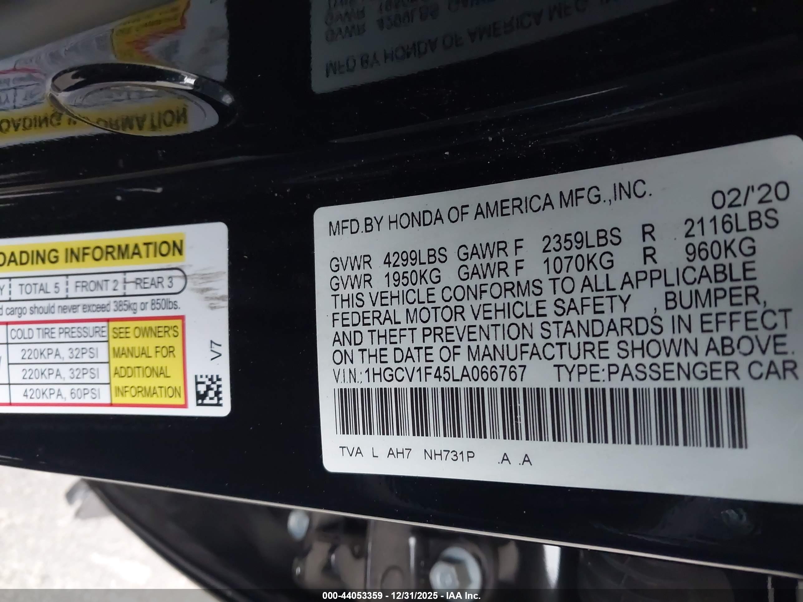 HONDA ACCORD image 9