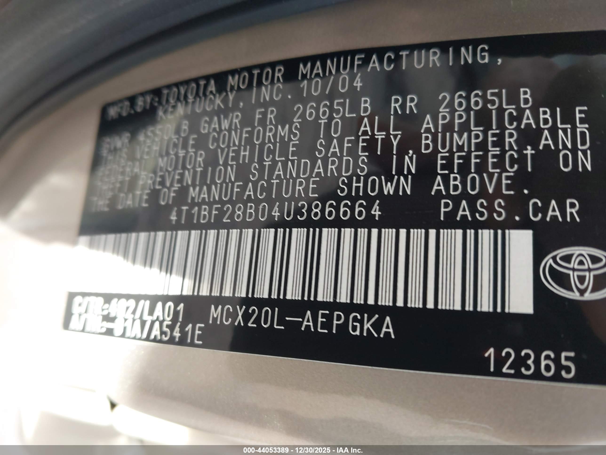 TOYOTA AVALON image 9