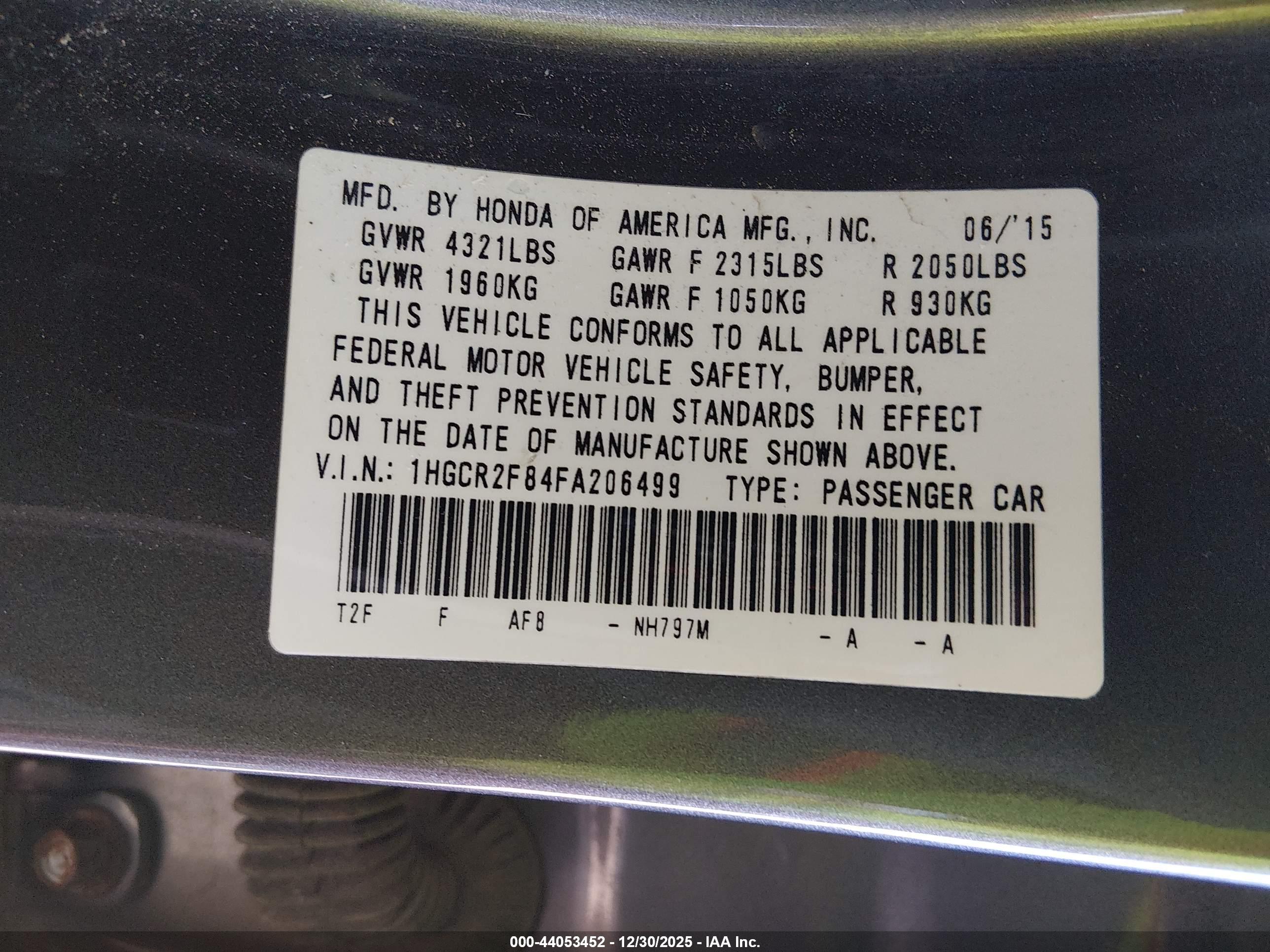 HONDA ACCORD image 9
