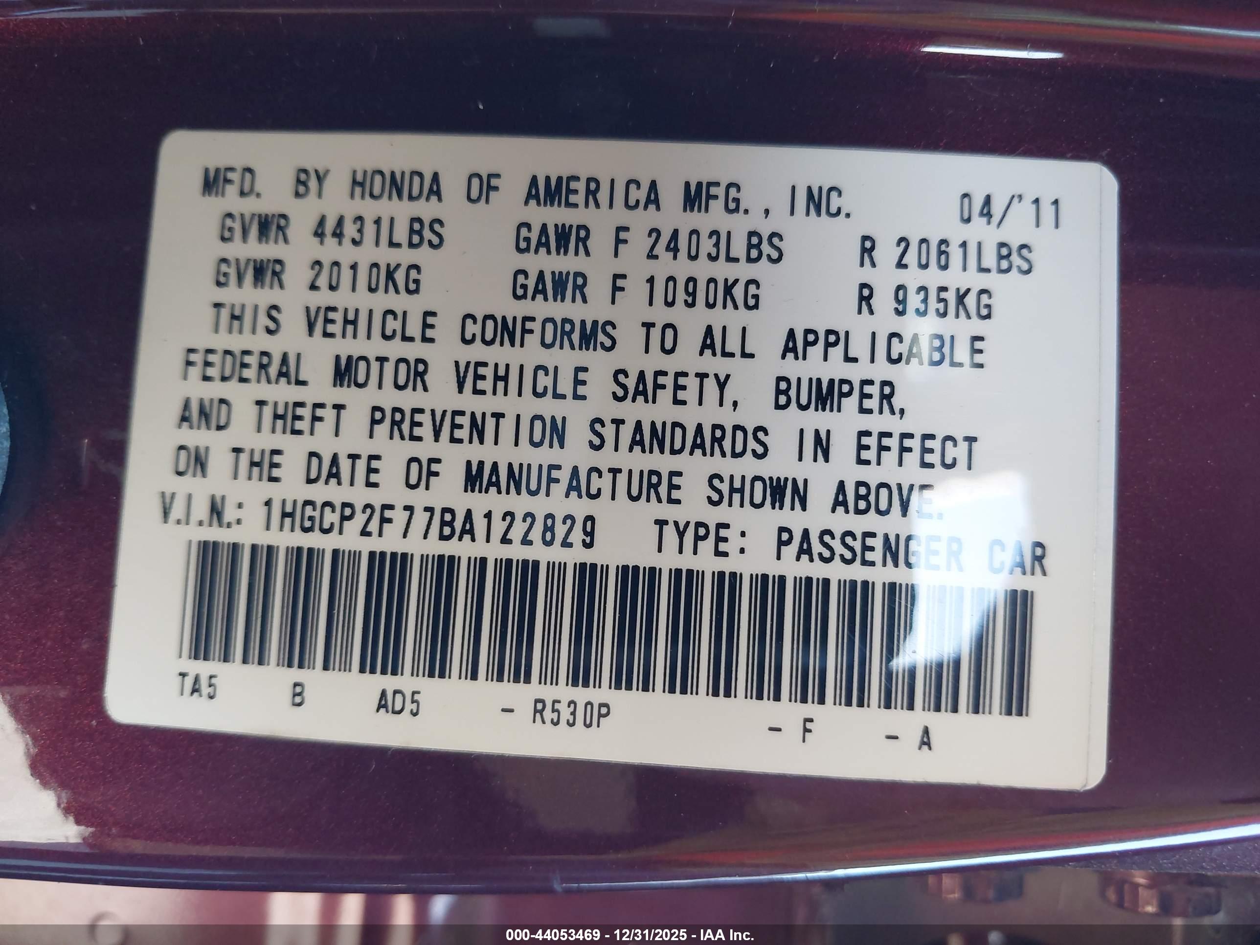 HONDA ACCORD image 9
