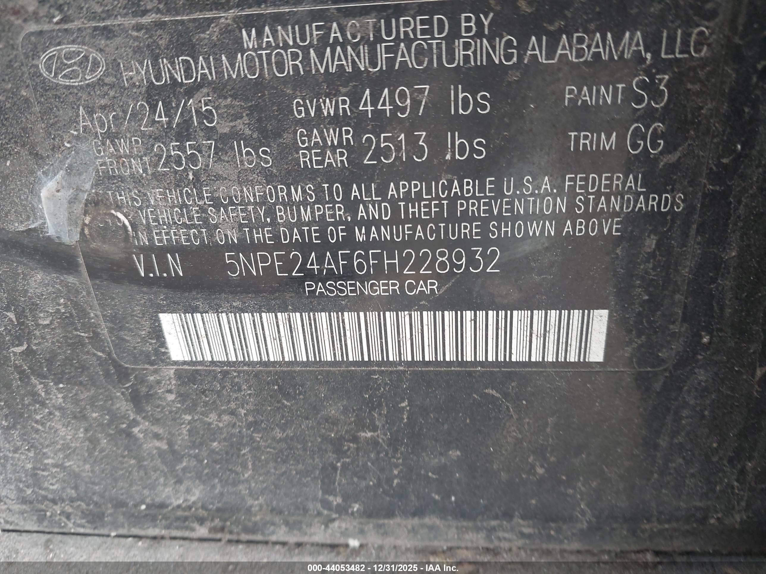 HYUNDAI SONATA image 9
