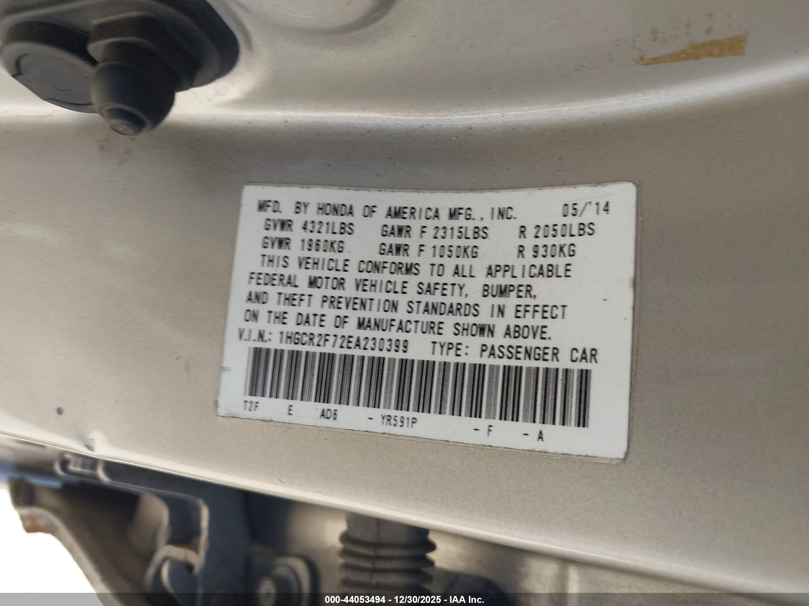 HONDA ACCORD image 9