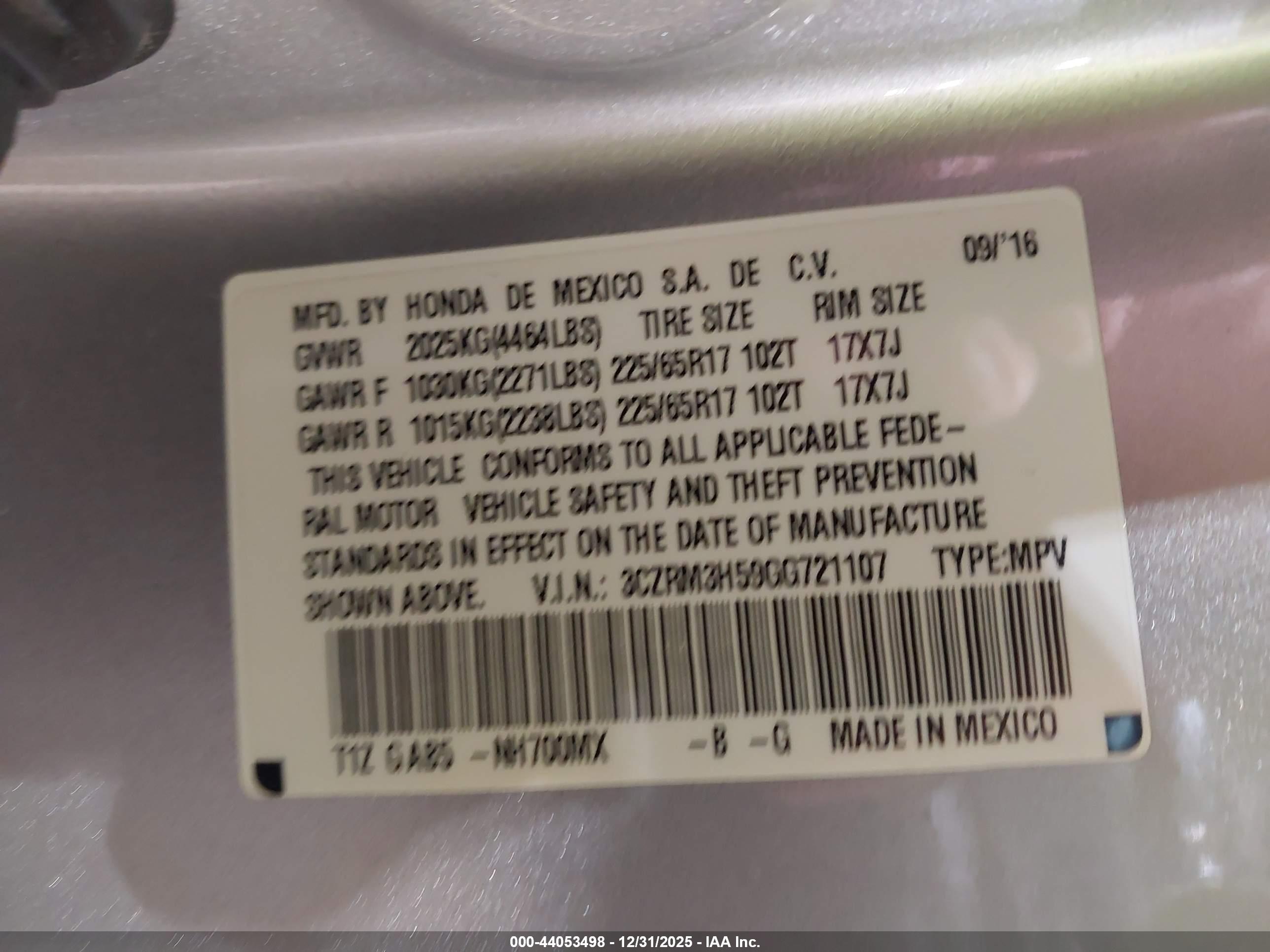 HONDA CR-V image 9