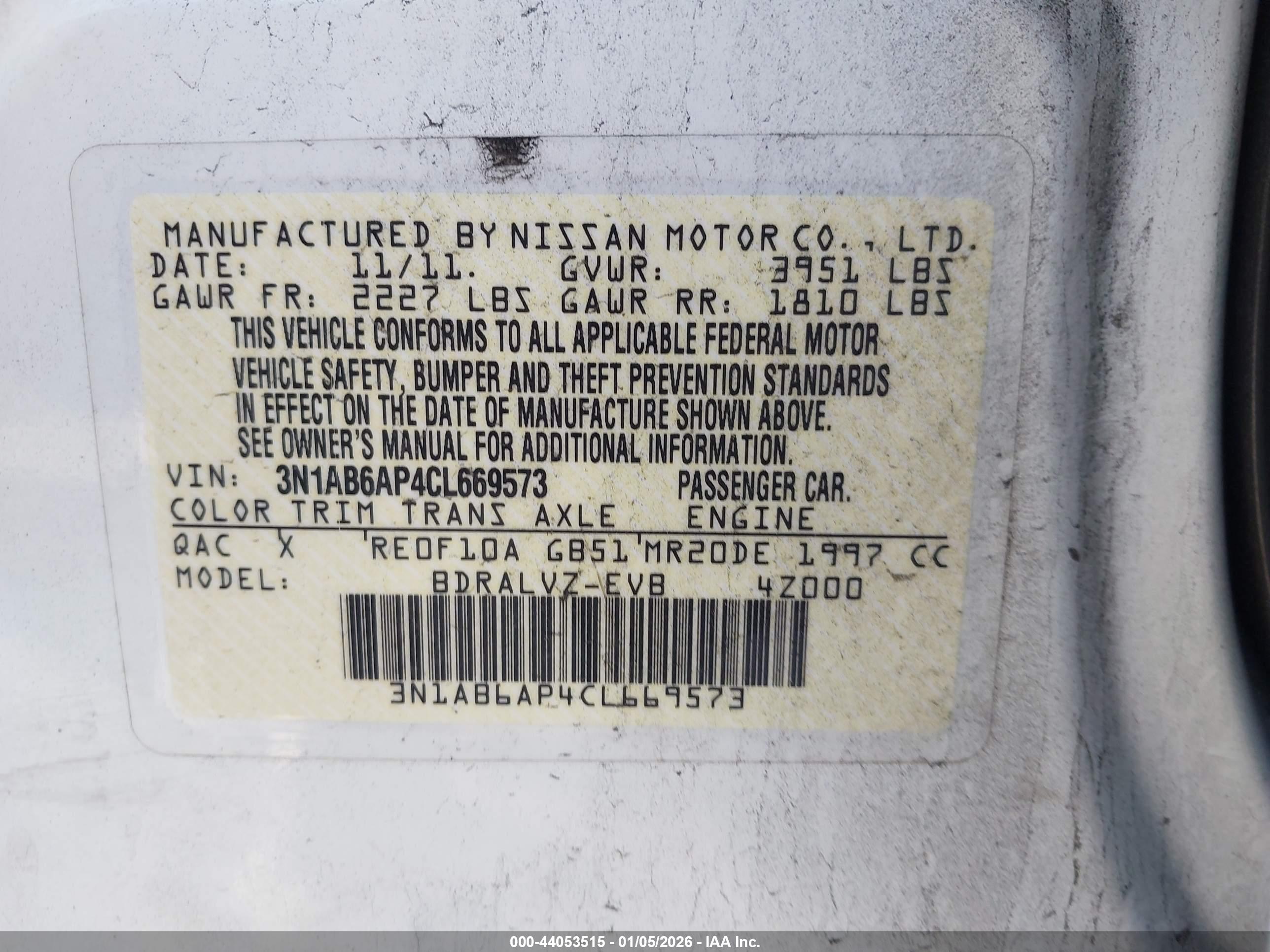 NISSAN SENTRA image 9