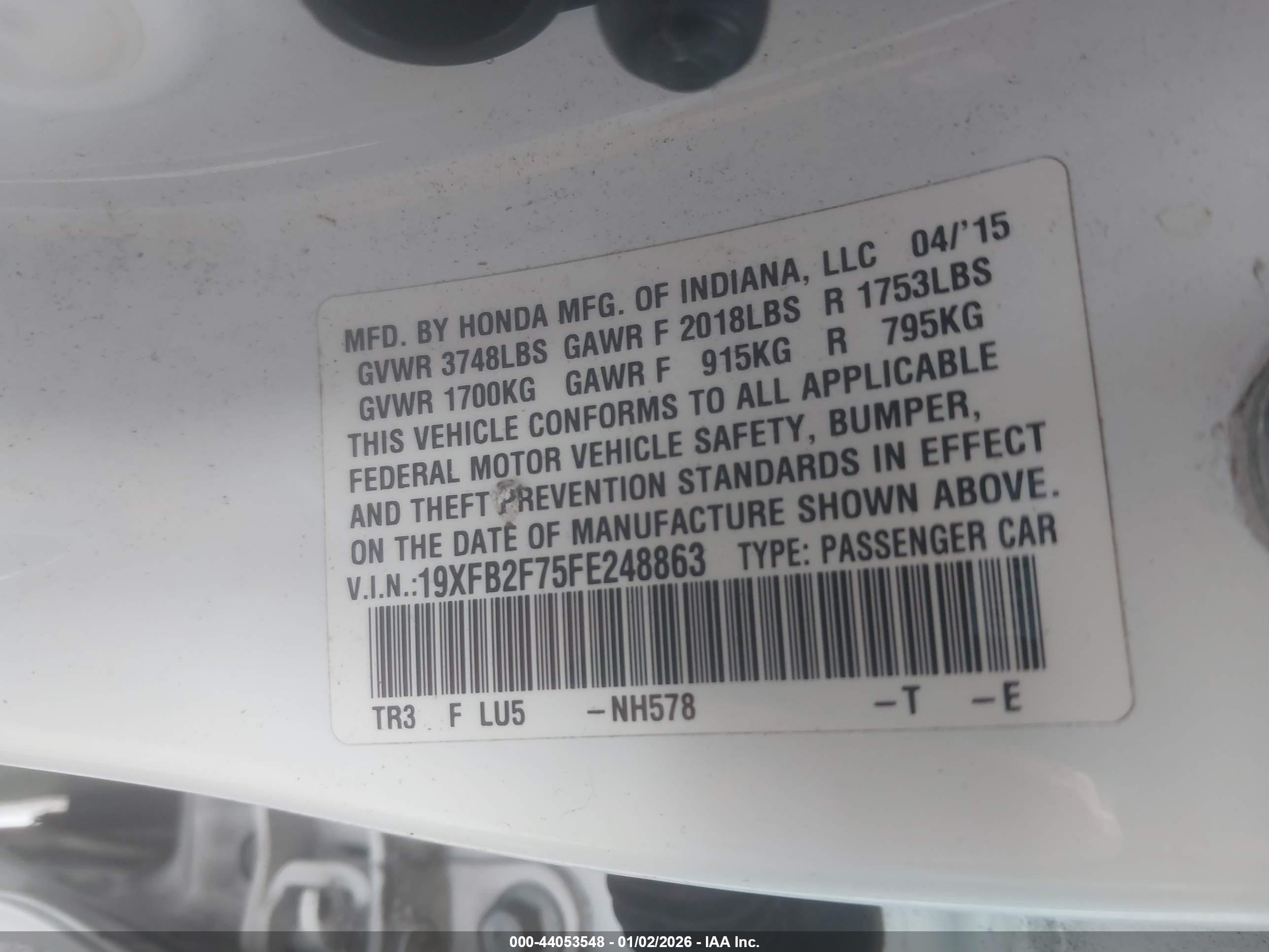 HONDA CIVIC image 9