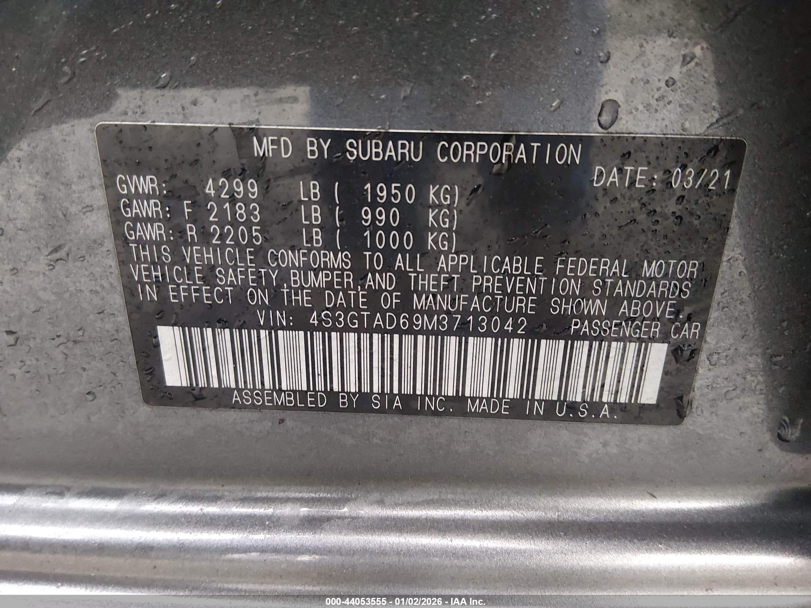 SUBARU IMPREZA image 9