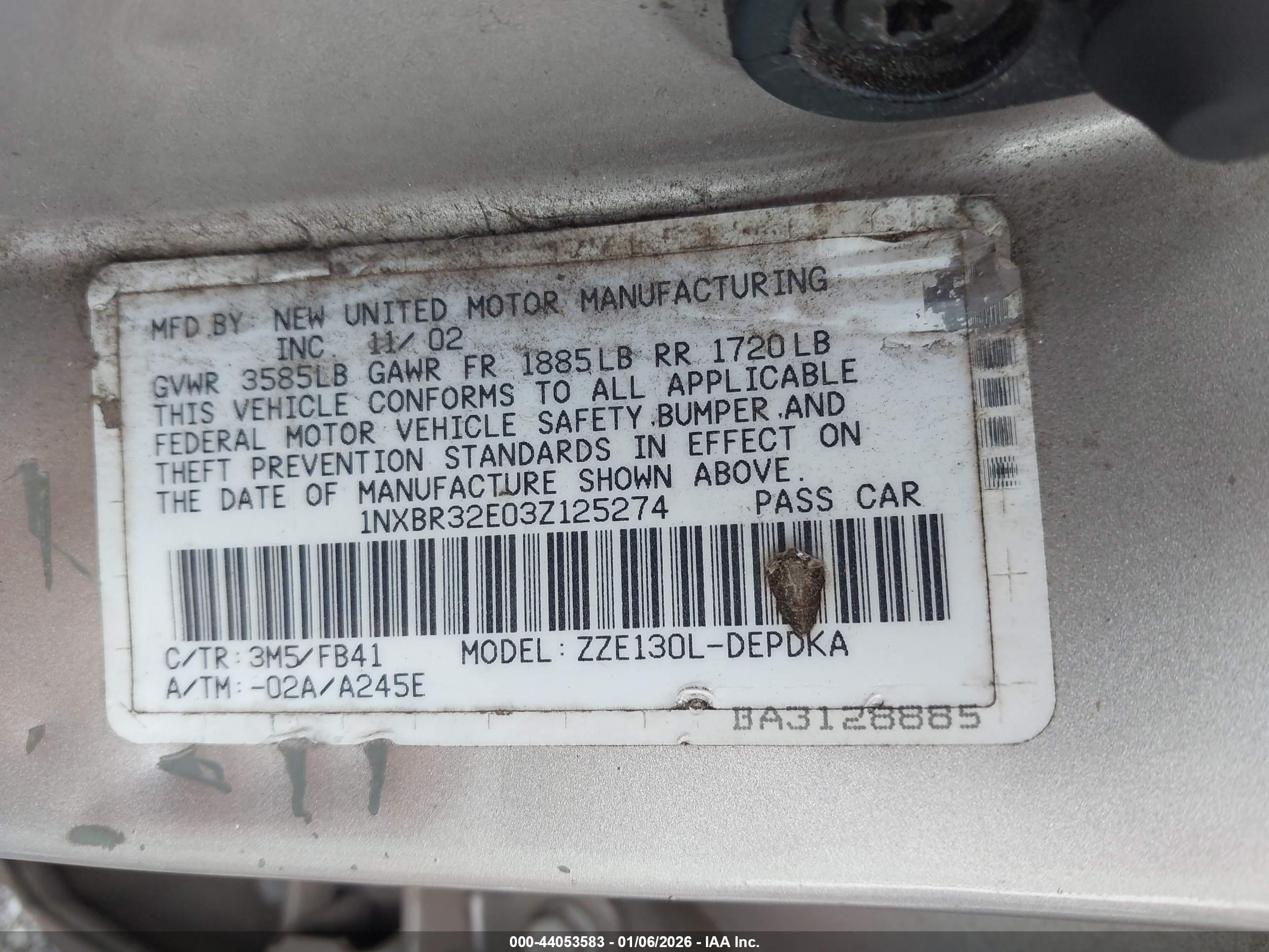 TOYOTA COROLLA image 9