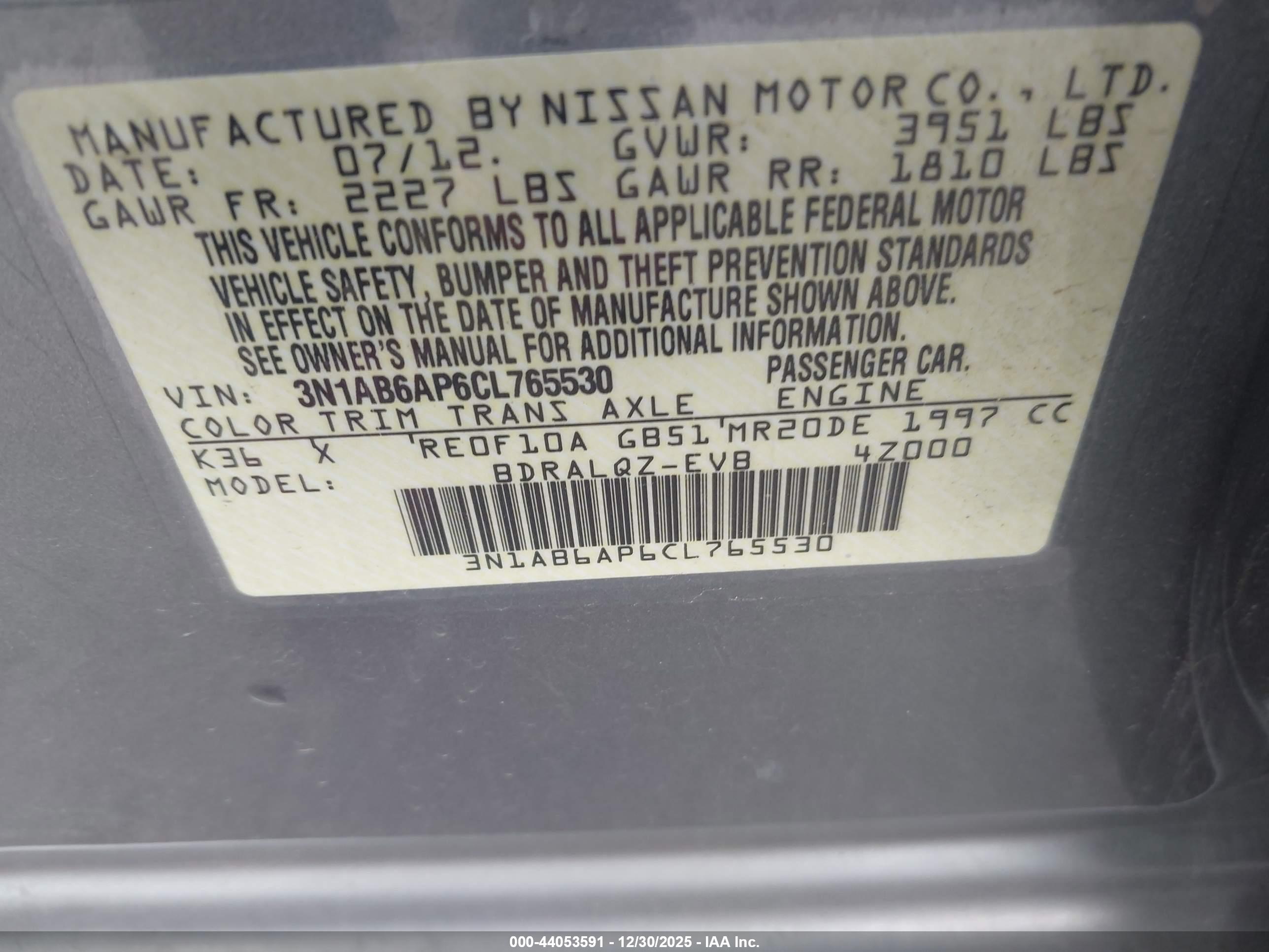 NISSAN SENTRA image 9