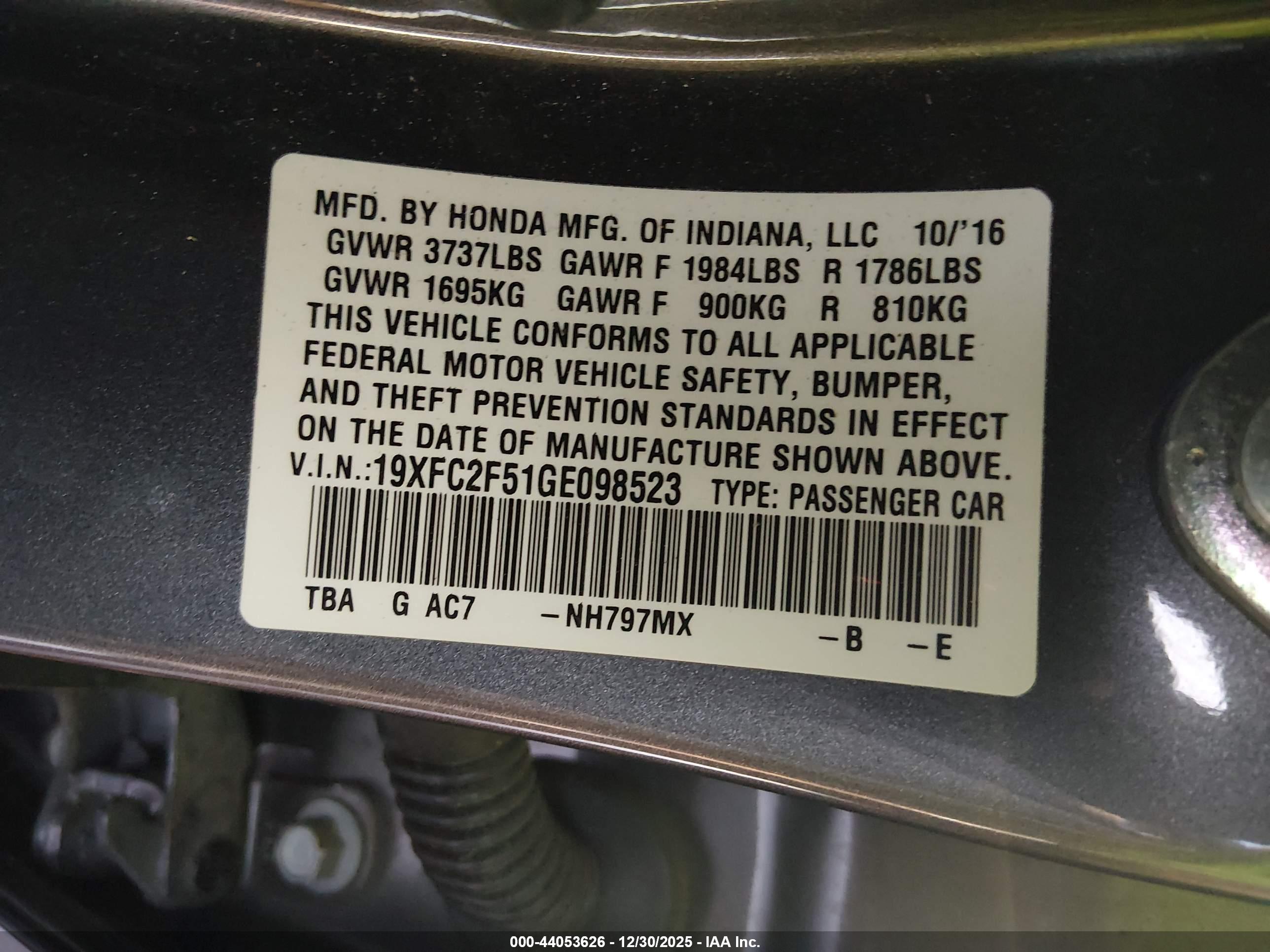 HONDA CIVIC image 9