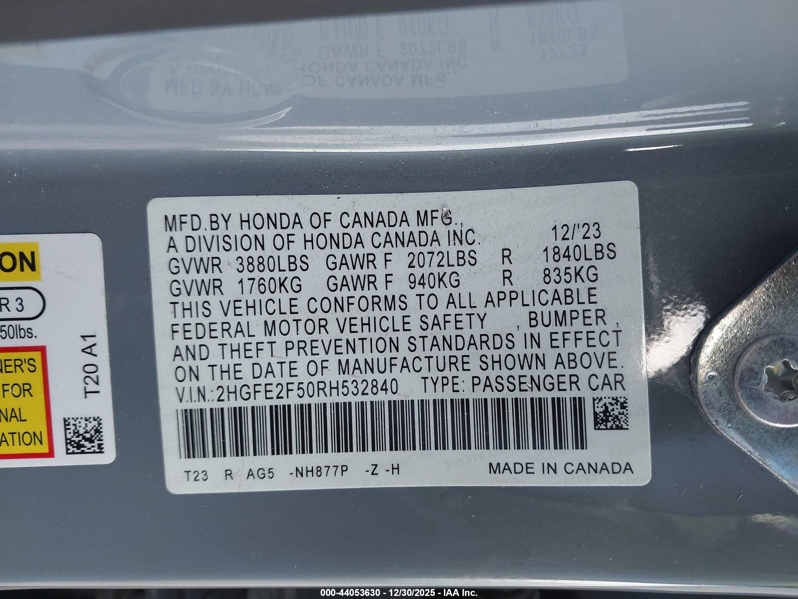 HONDA CIVIC image 9