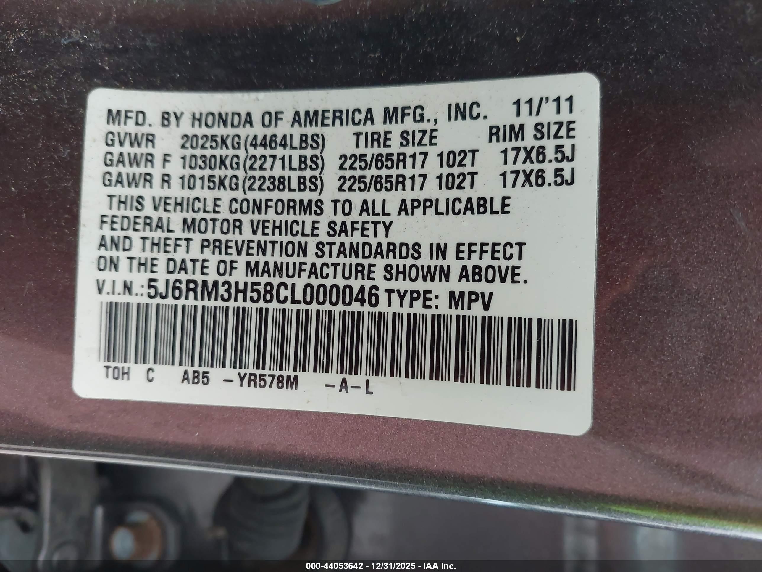 HONDA CR-V image 9