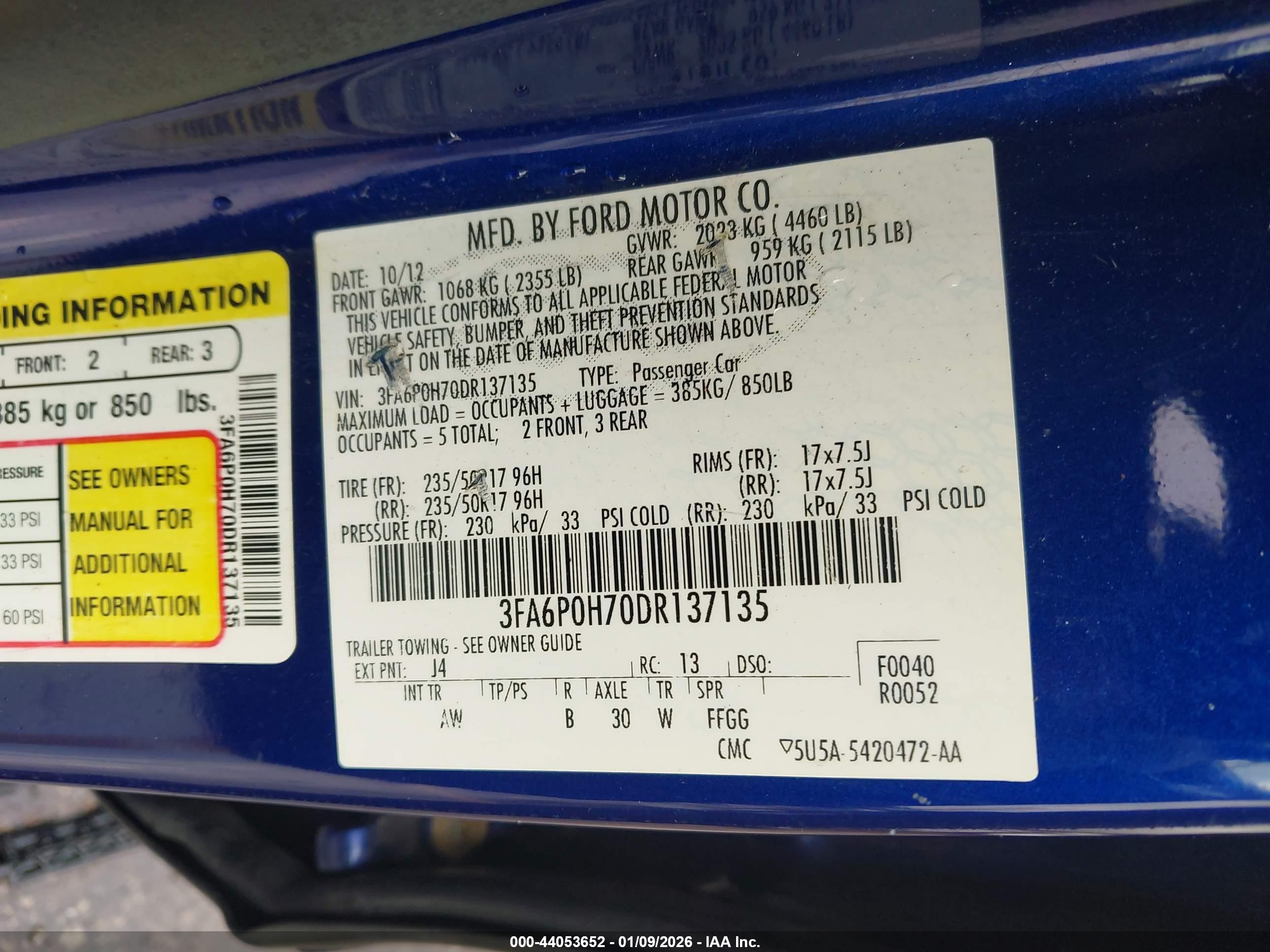 FORD FUSION image 9