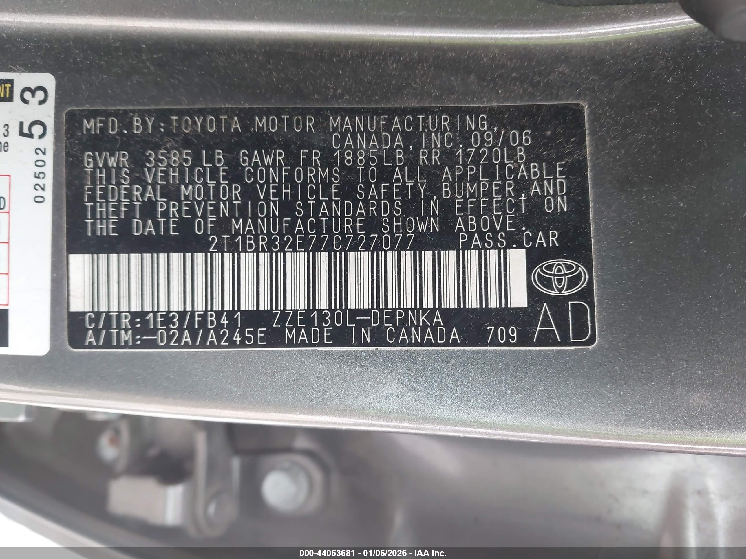 TOYOTA COROLLA image 9