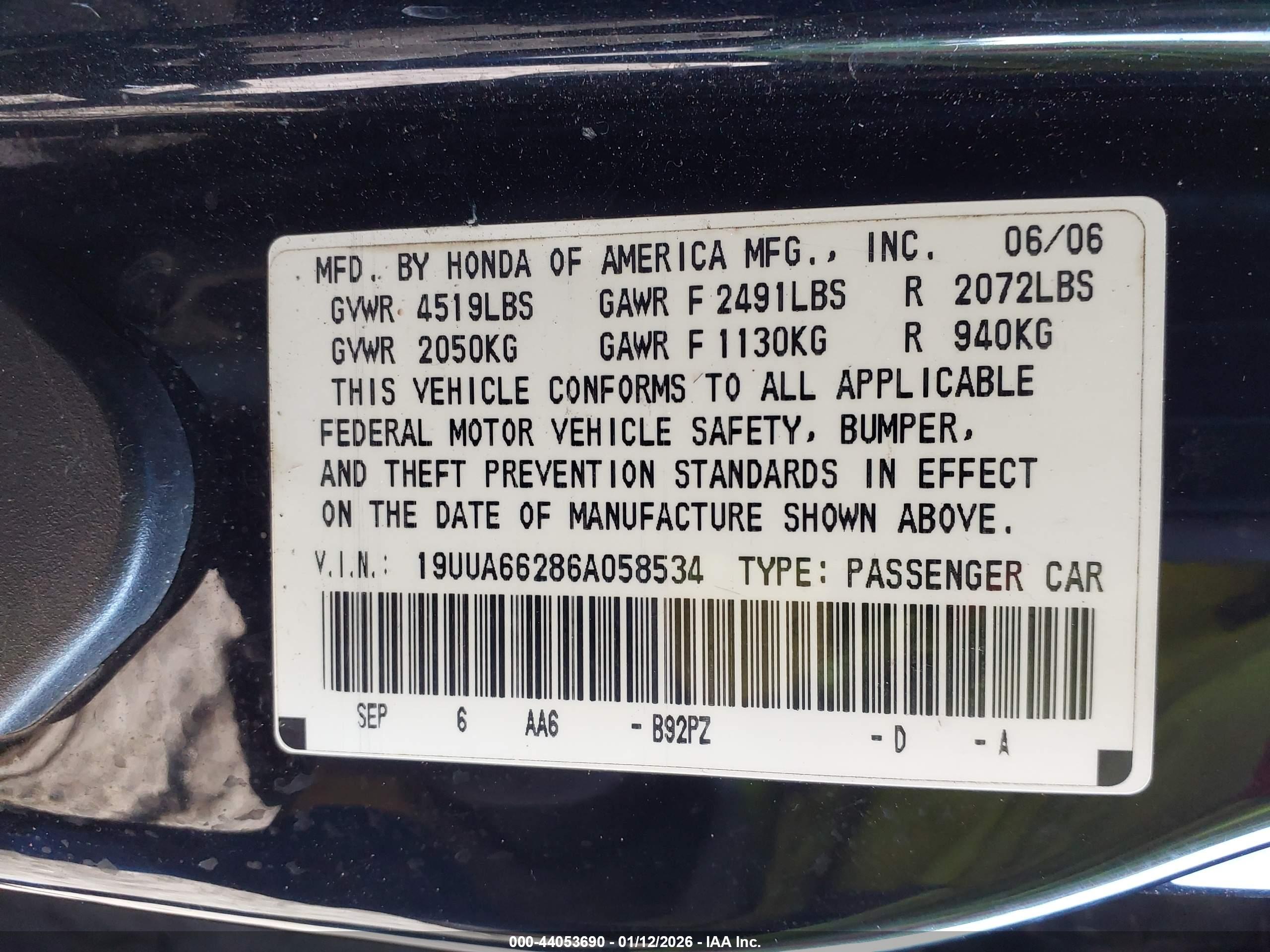 ACURA TL image 9