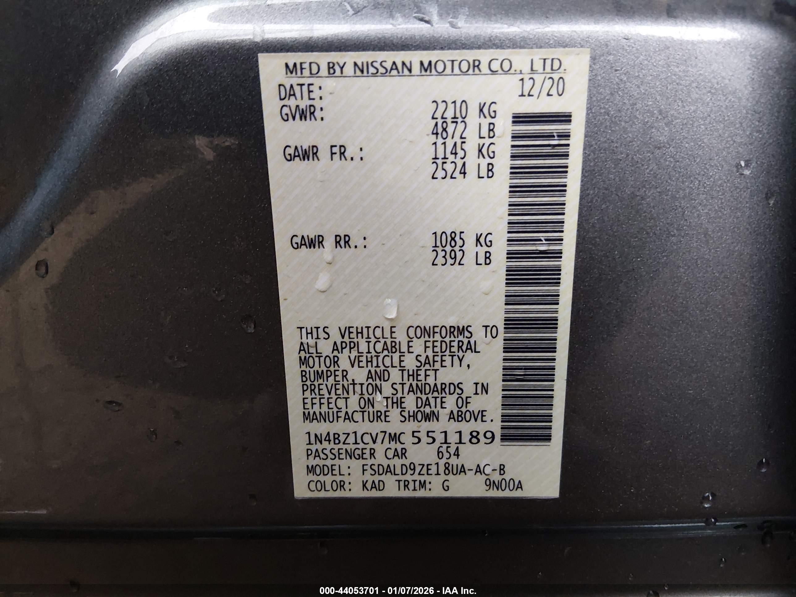 NISSAN LEAF image 9