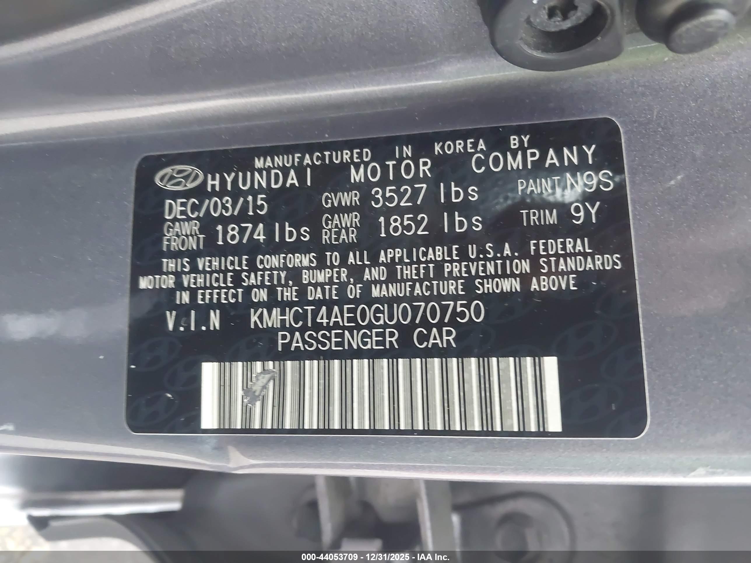 HYUNDAI ACCENT image 9