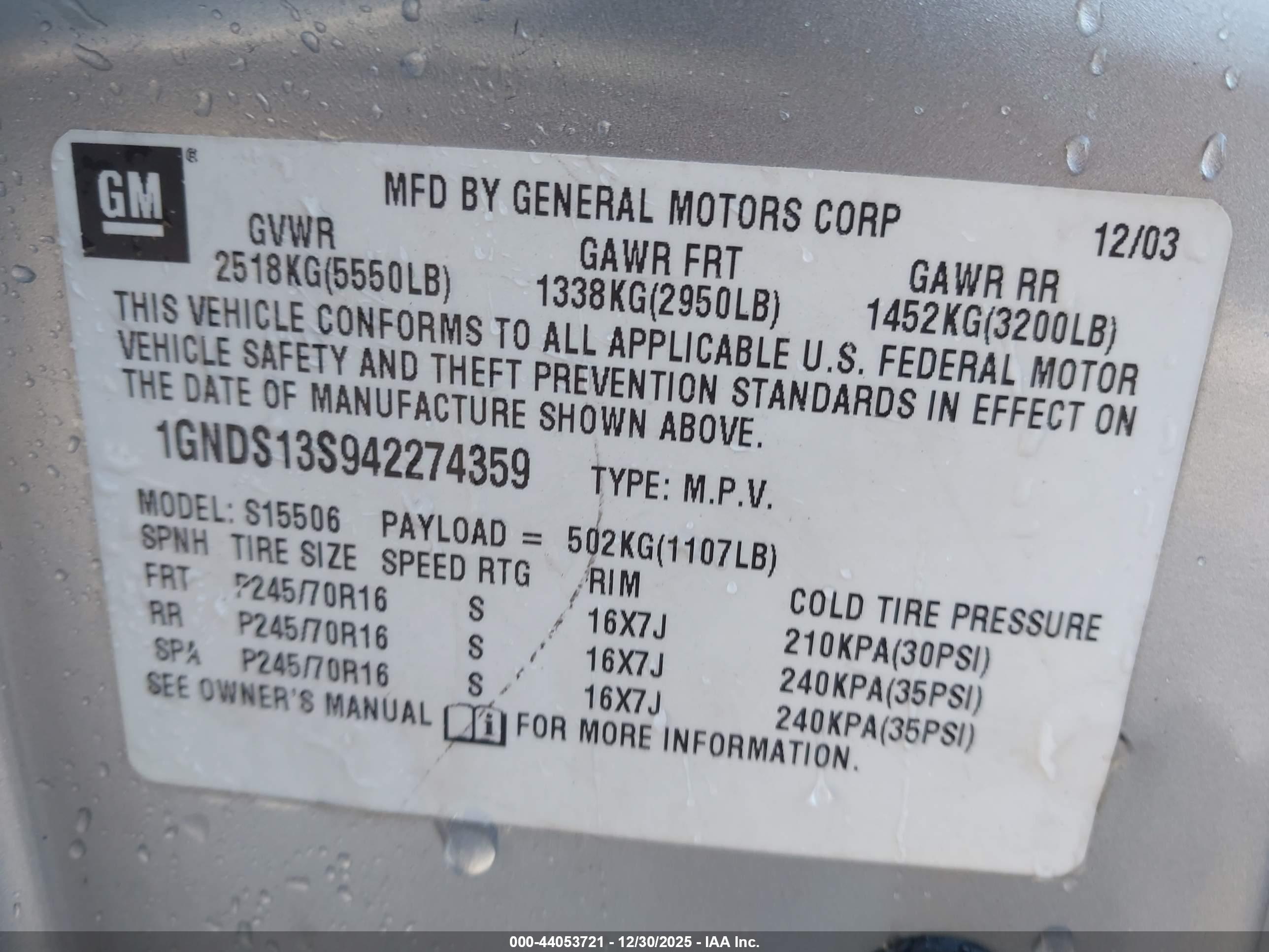 CHEVROLET TRAILBLAZER image 9