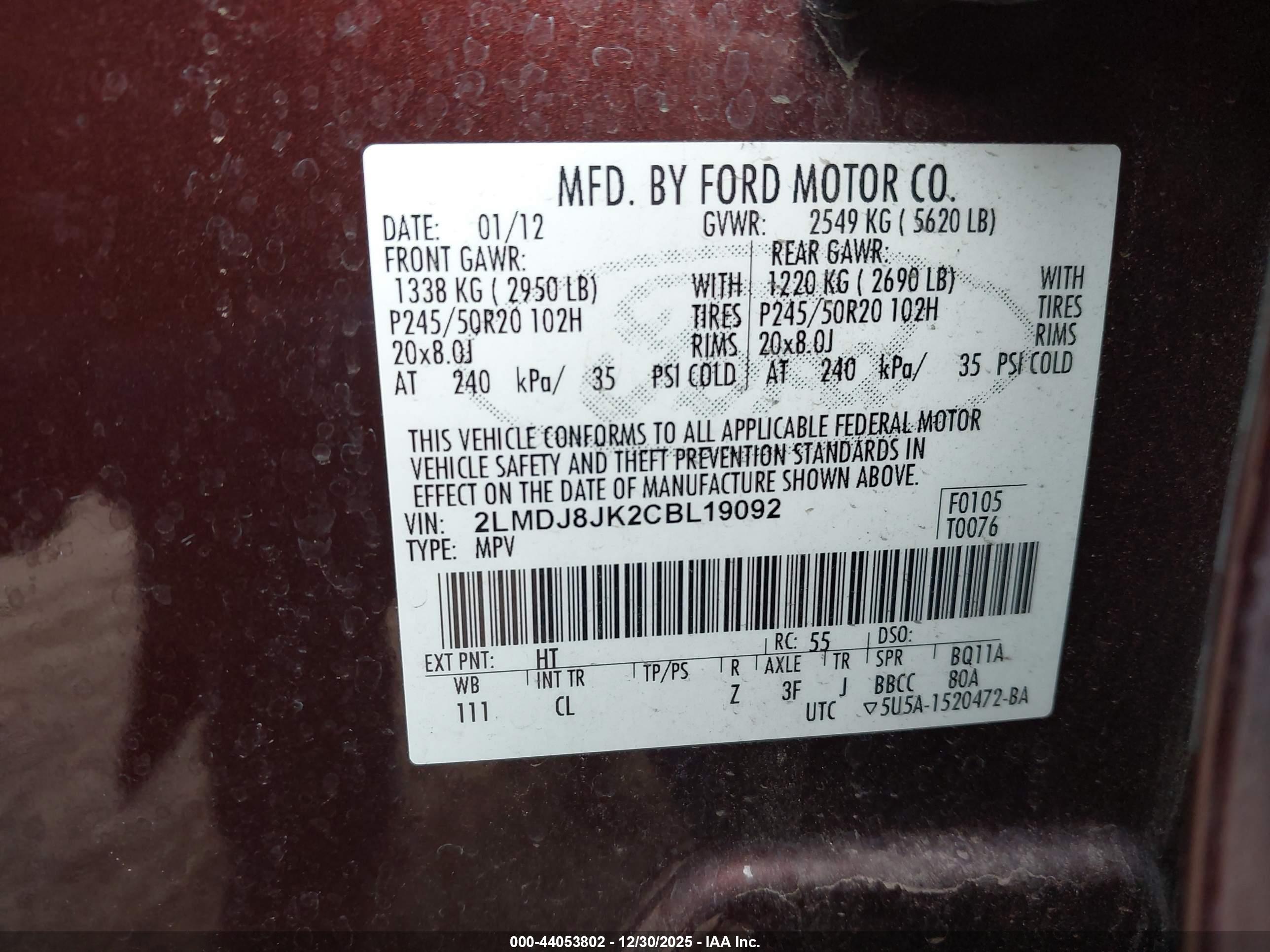 LINCOLN MKX image 9