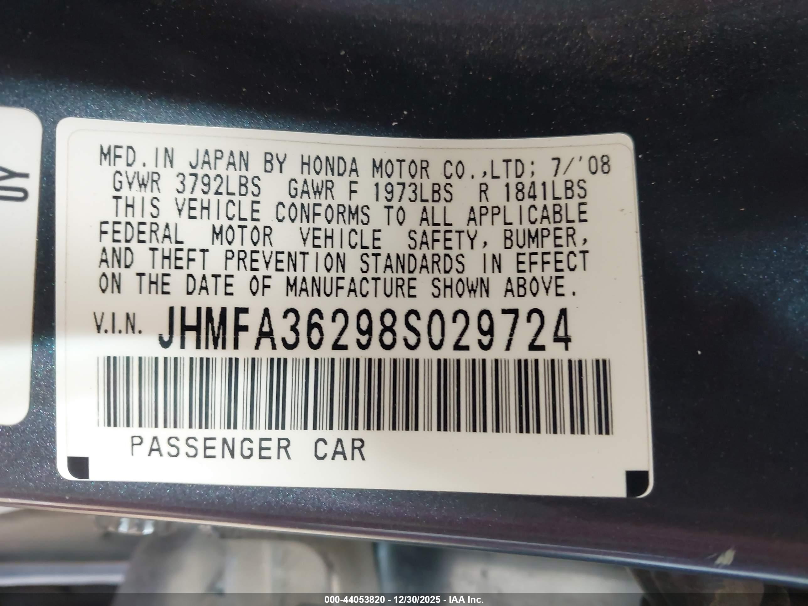 HONDA CIVIC image 9