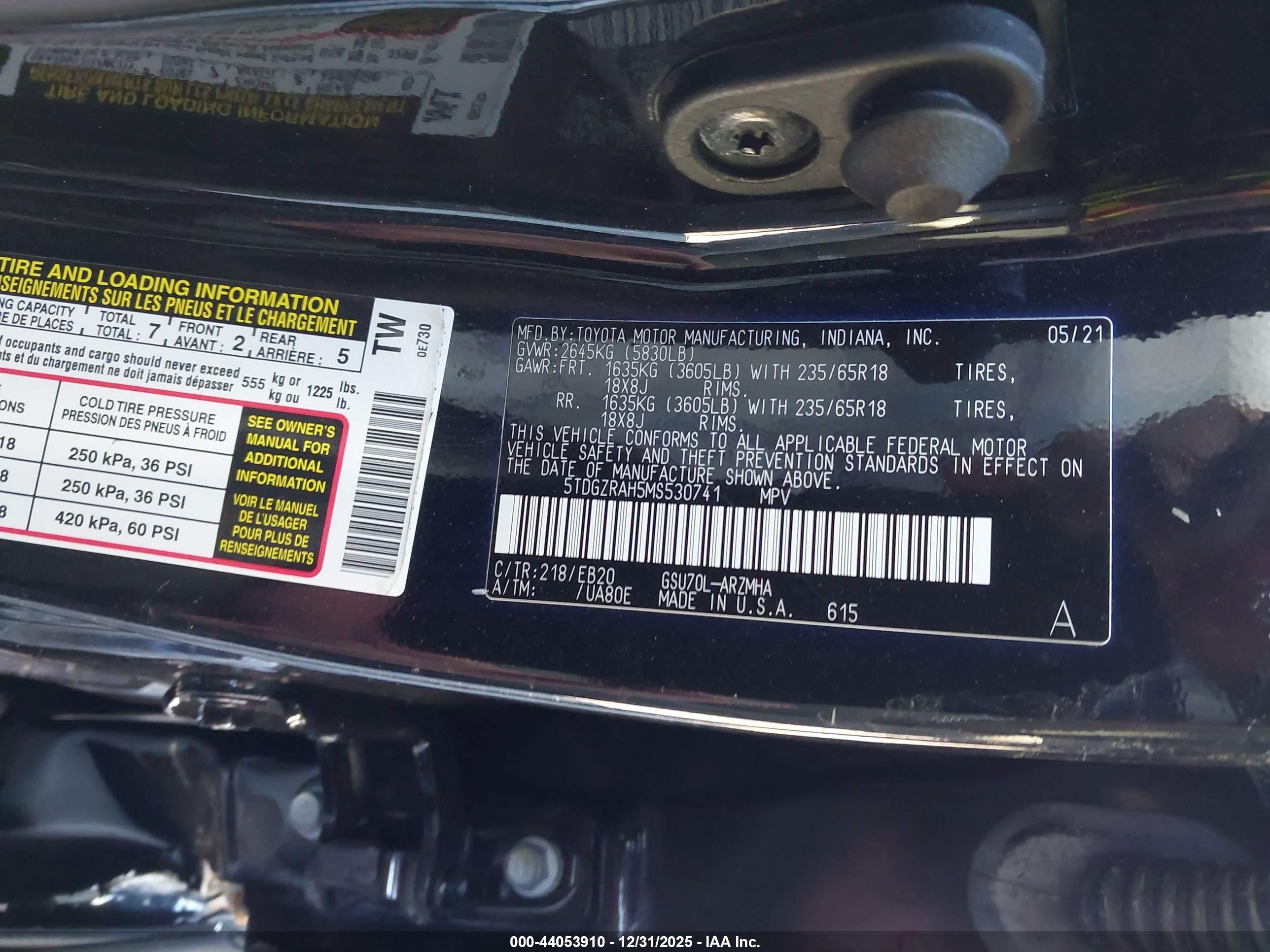 TOYOTA HIGHLANDER image 9