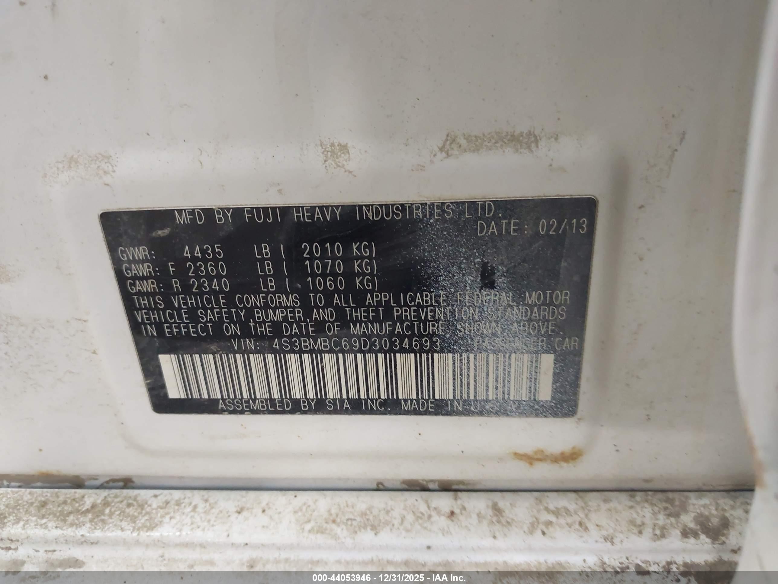 SUBARU LEGACY image 9