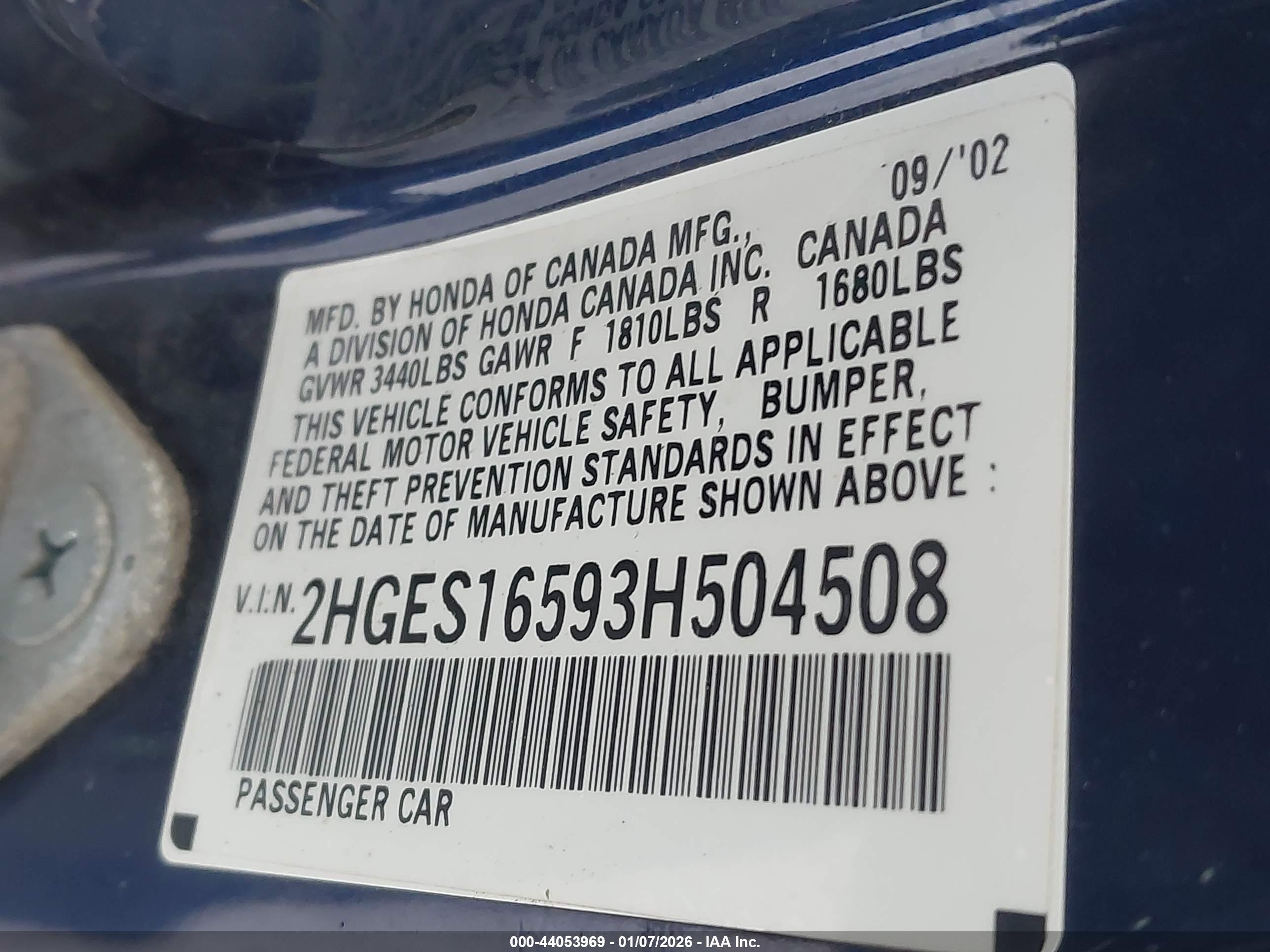 HONDA CIVIC image 9