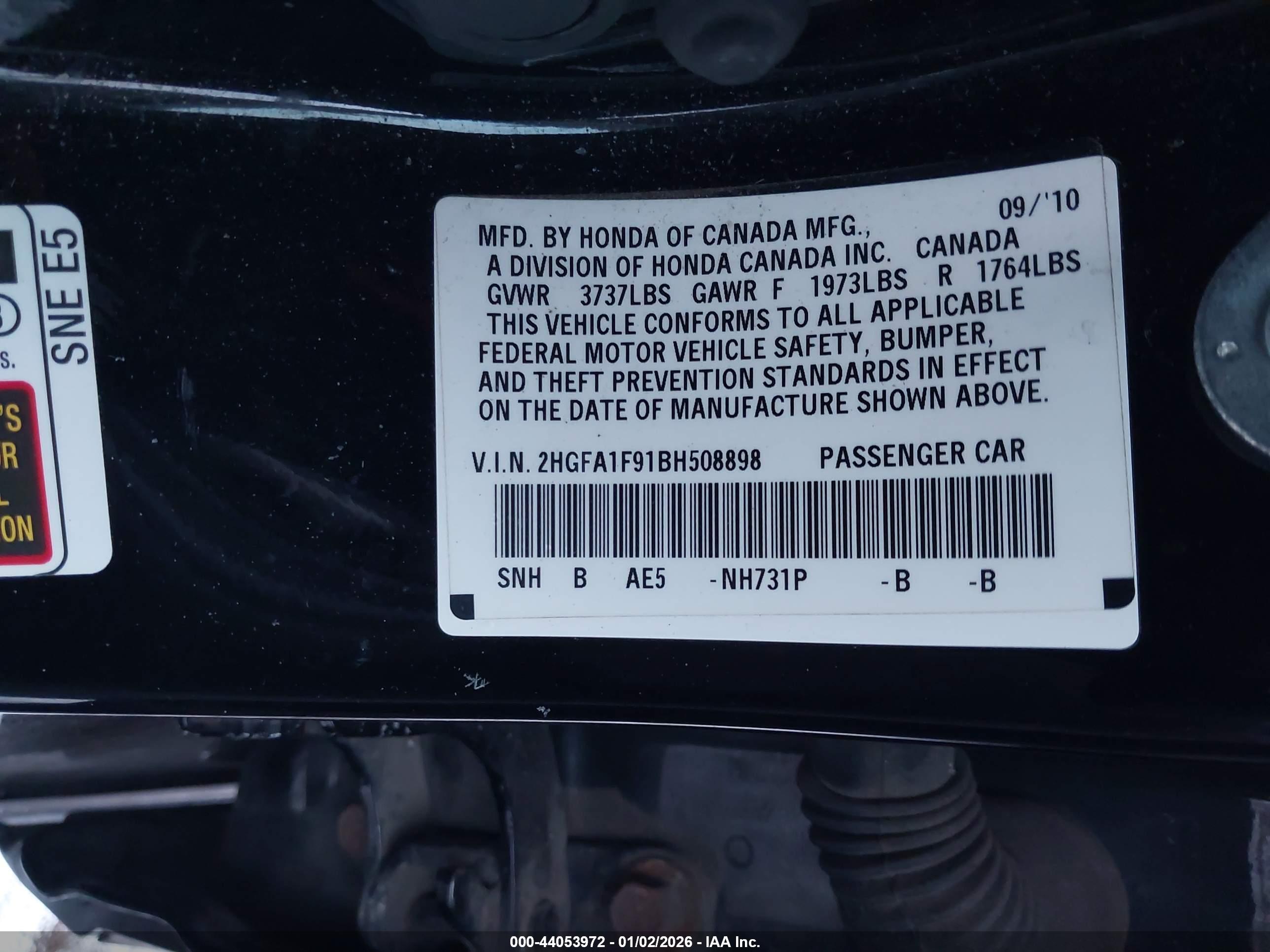 HONDA CIVIC image 9