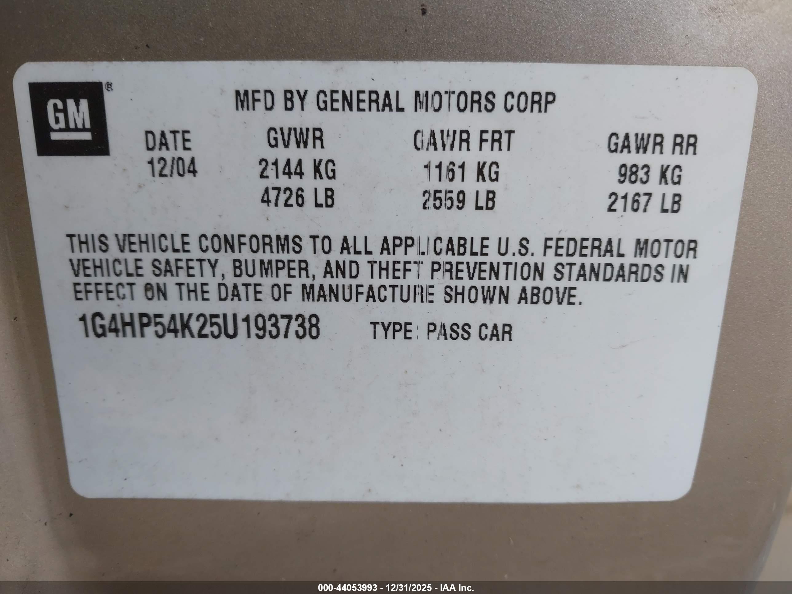 BUICK LESABRE image 9