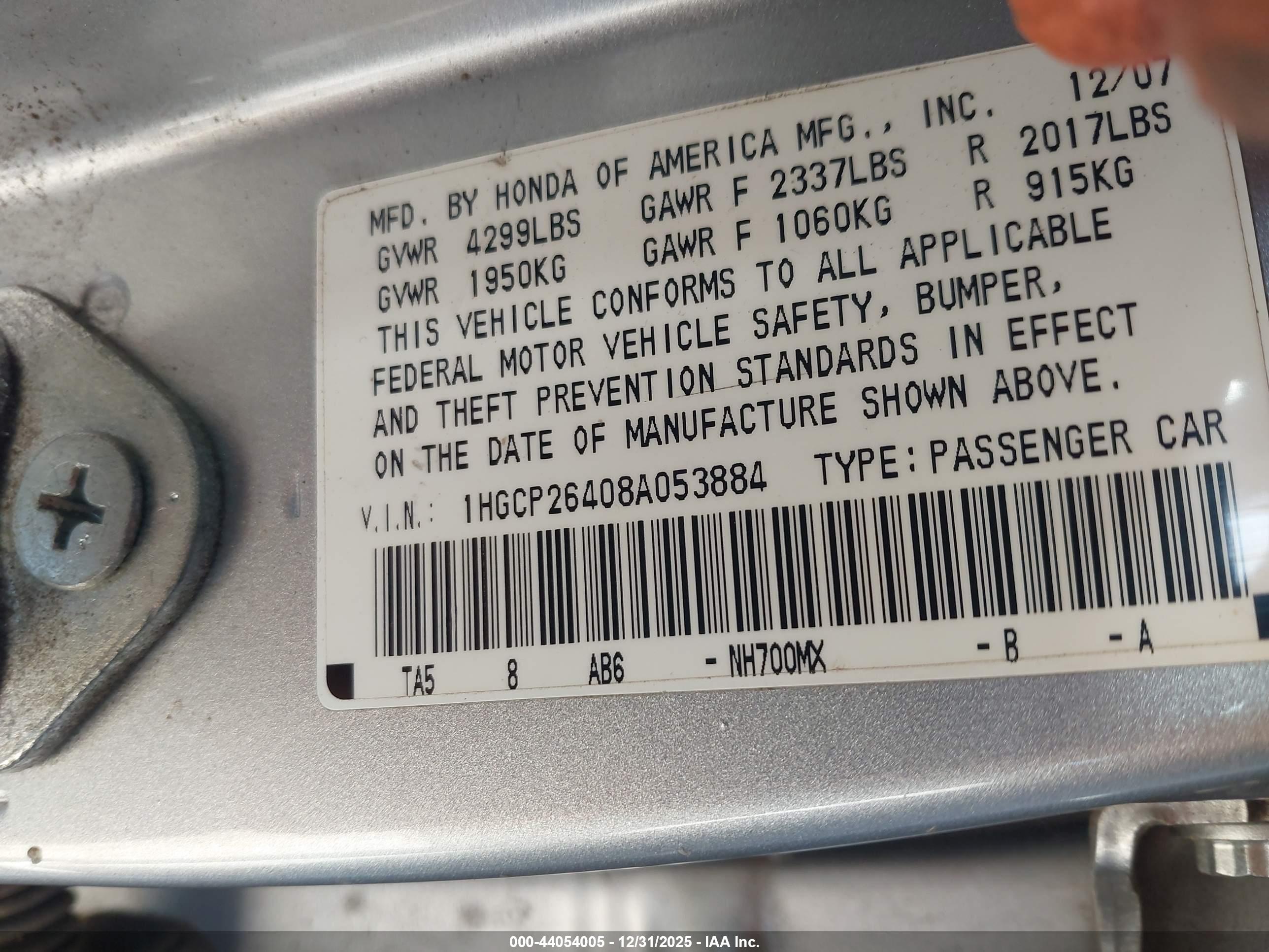 HONDA ACCORD image 9