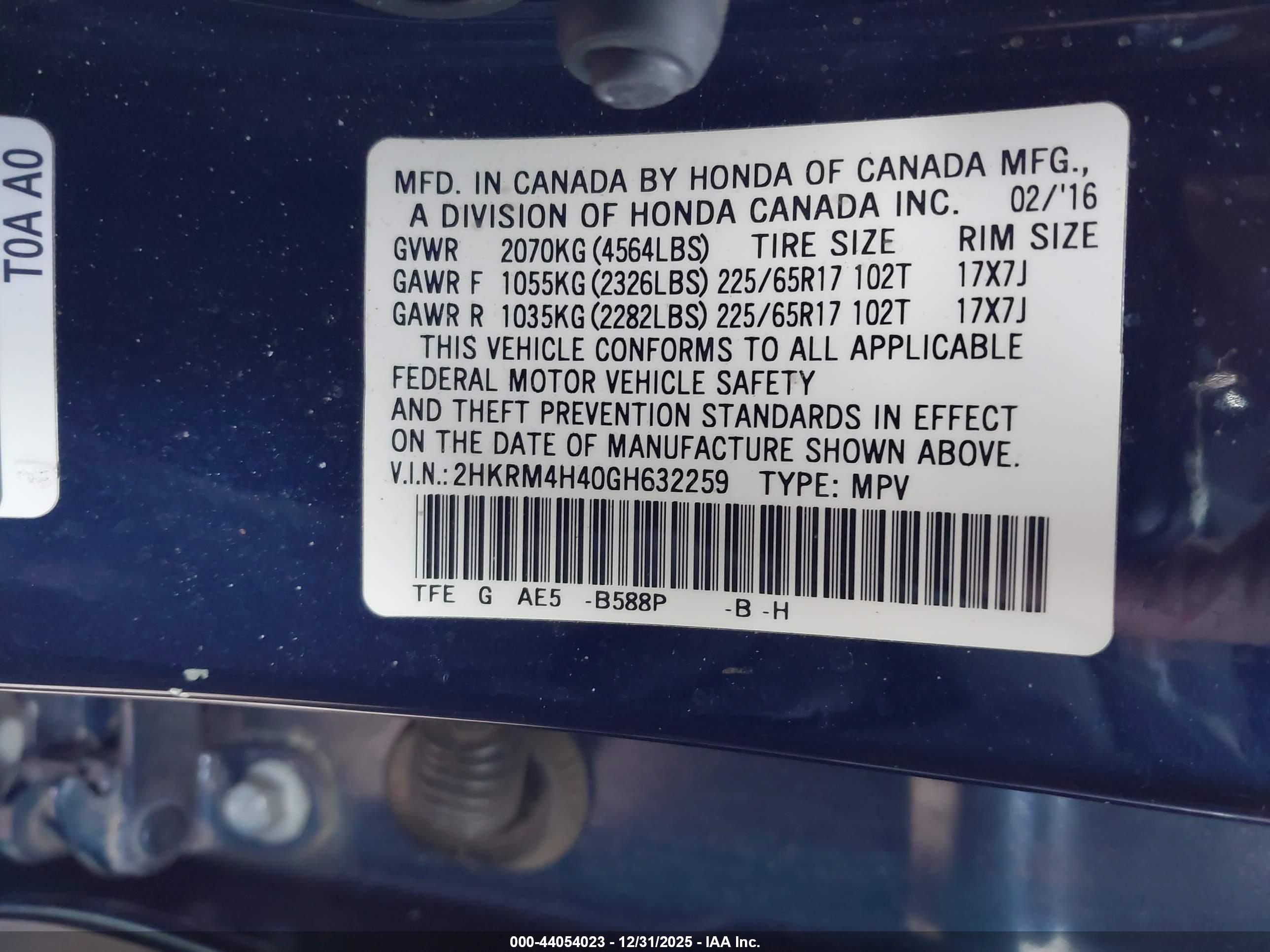 HONDA CR-V image 9