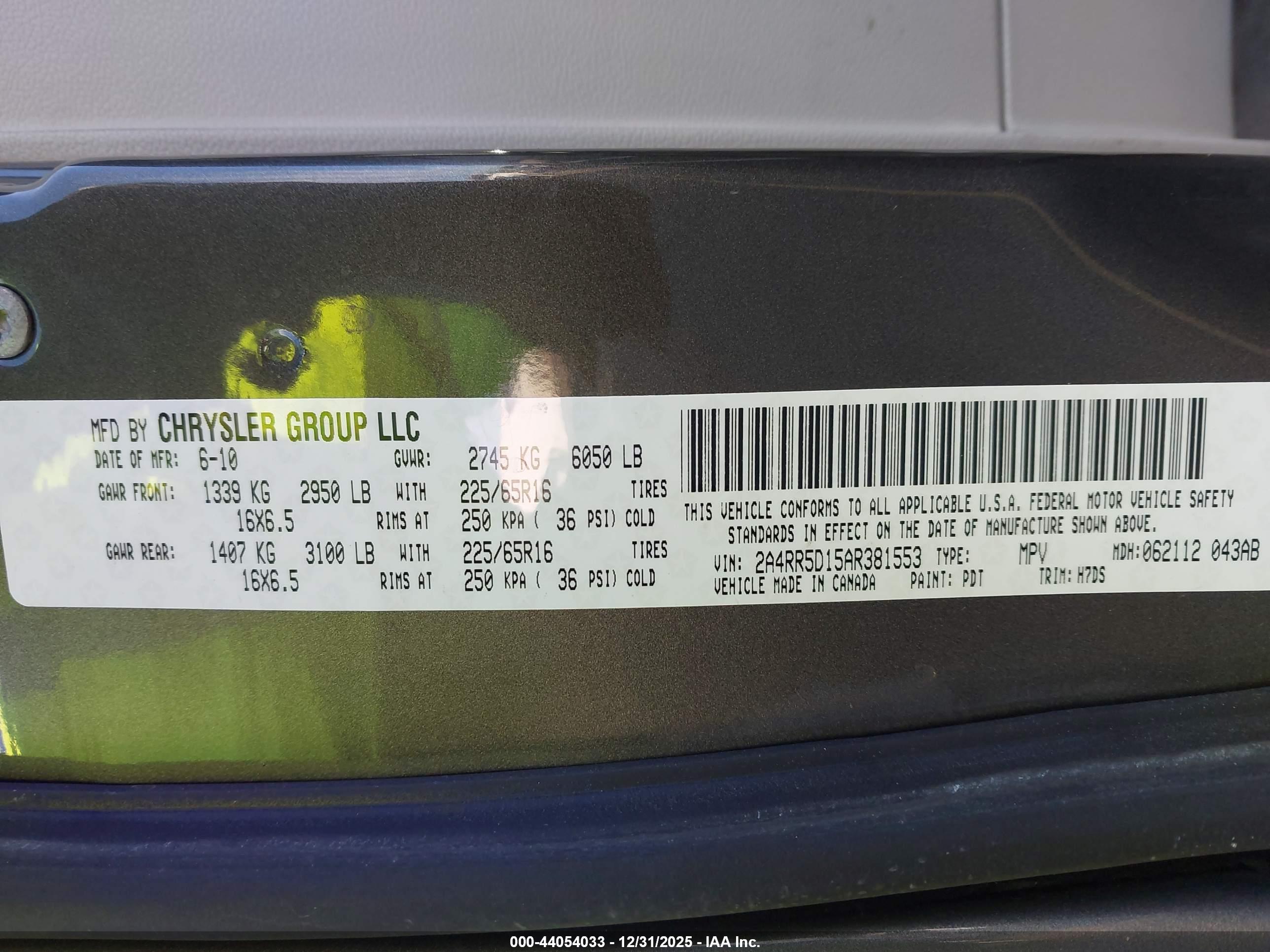 CHRYSLER TOWN image 9