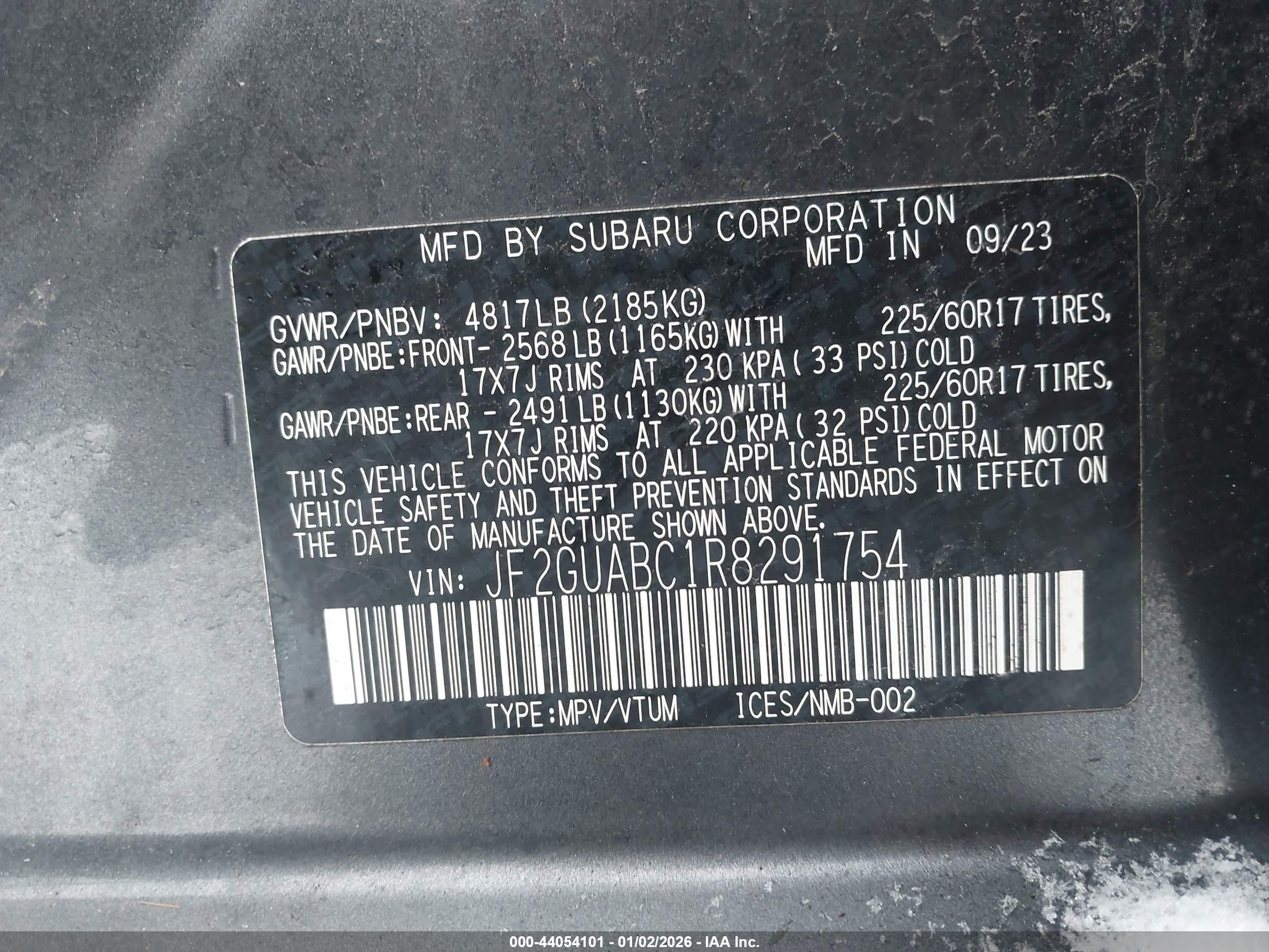 SUBARU CROSSTREK image 9