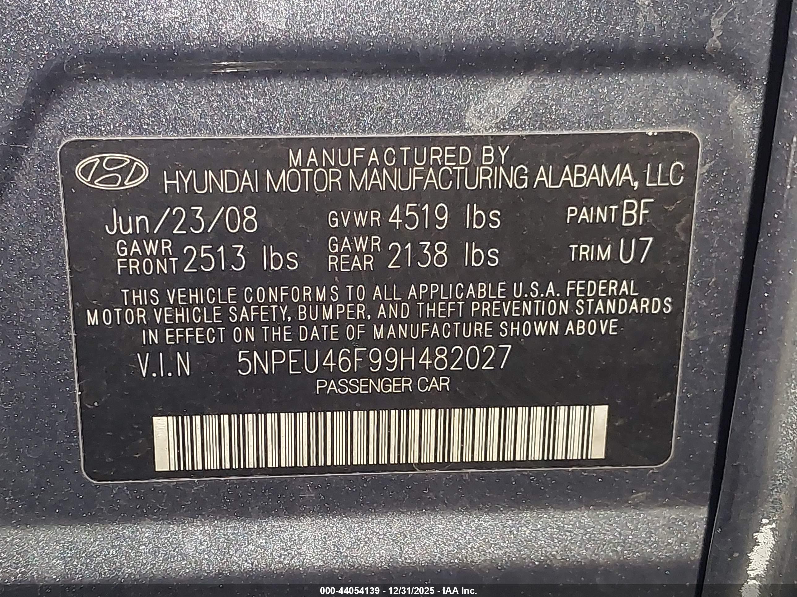 HYUNDAI SONATA image 9