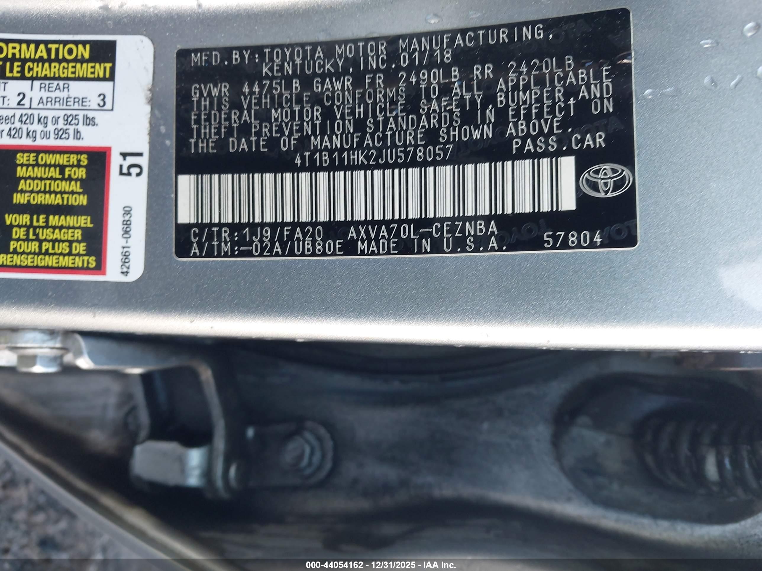 TOYOTA CAMRY image 9
