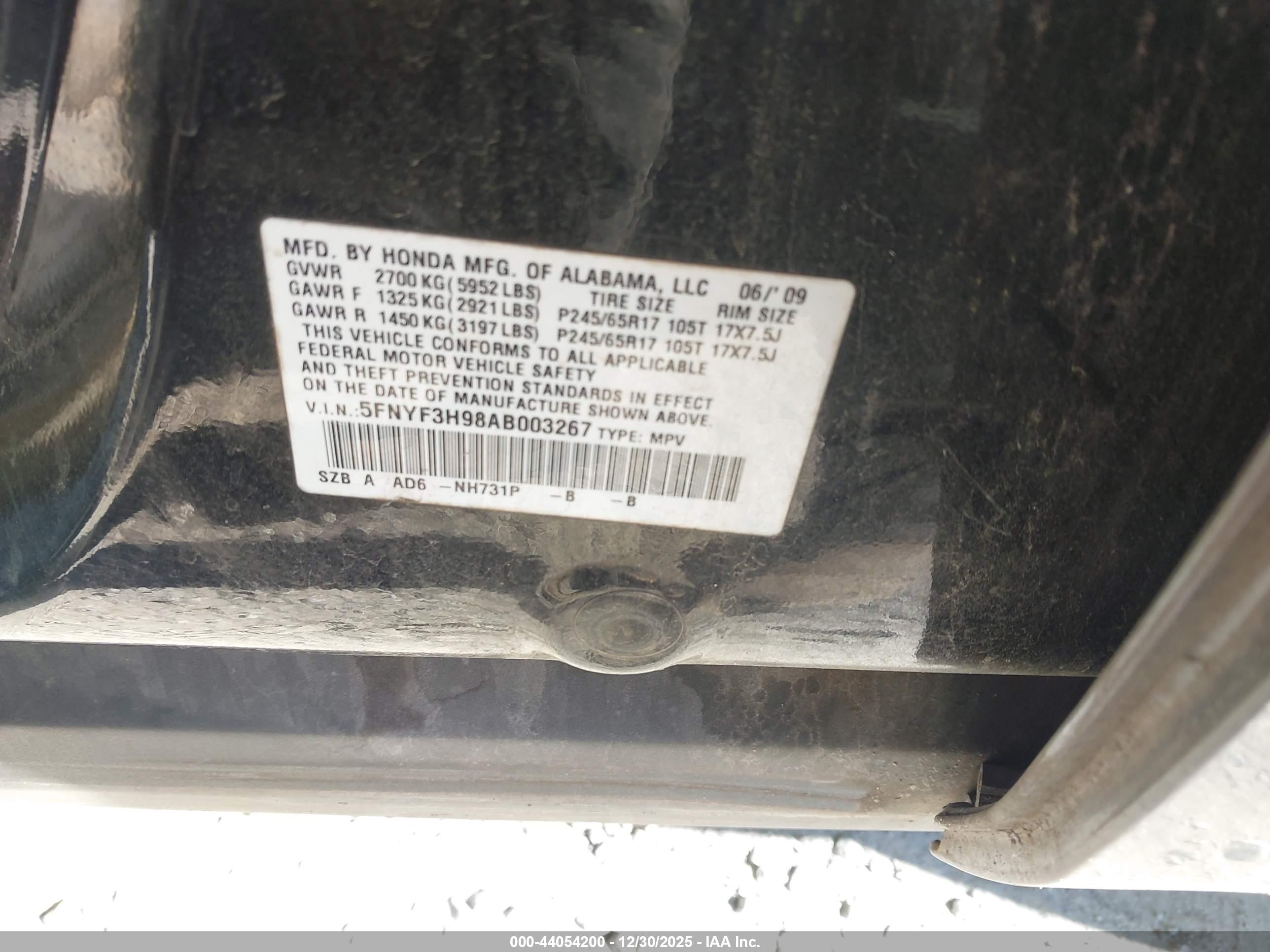 HONDA PILOT image 9