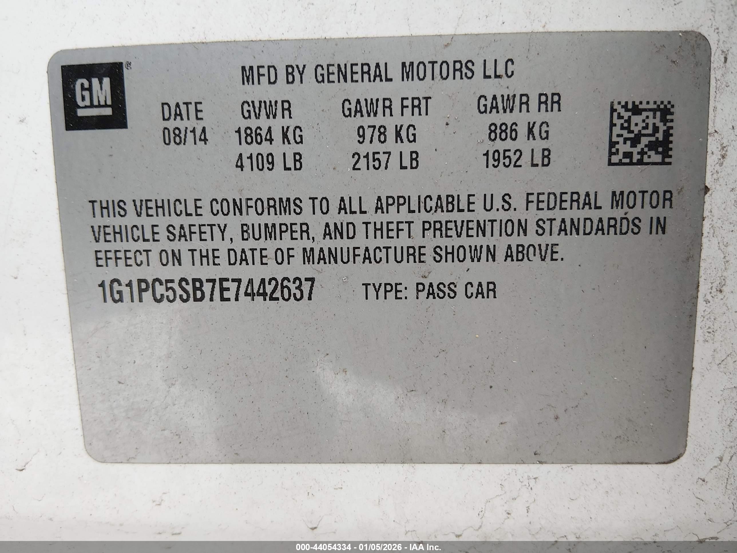 CHEVROLET CRUZE image 9