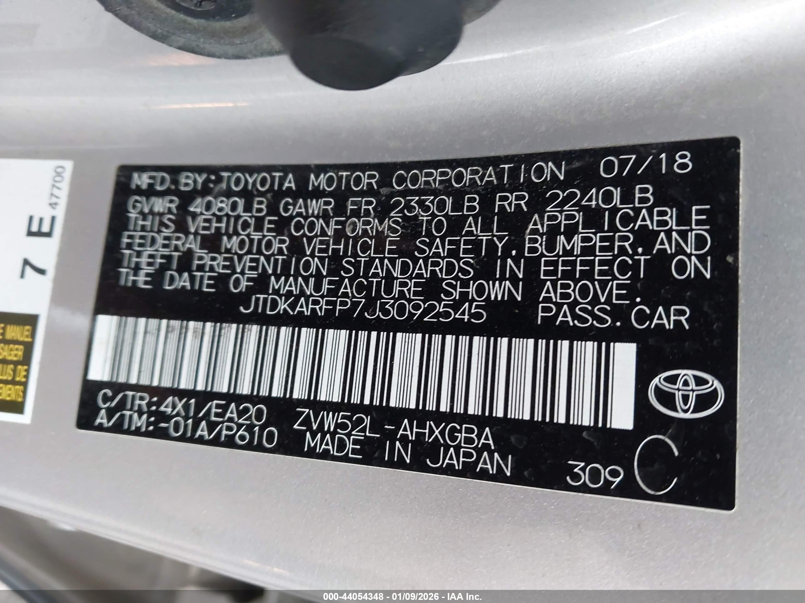 TOYOTA PRIUS image 9