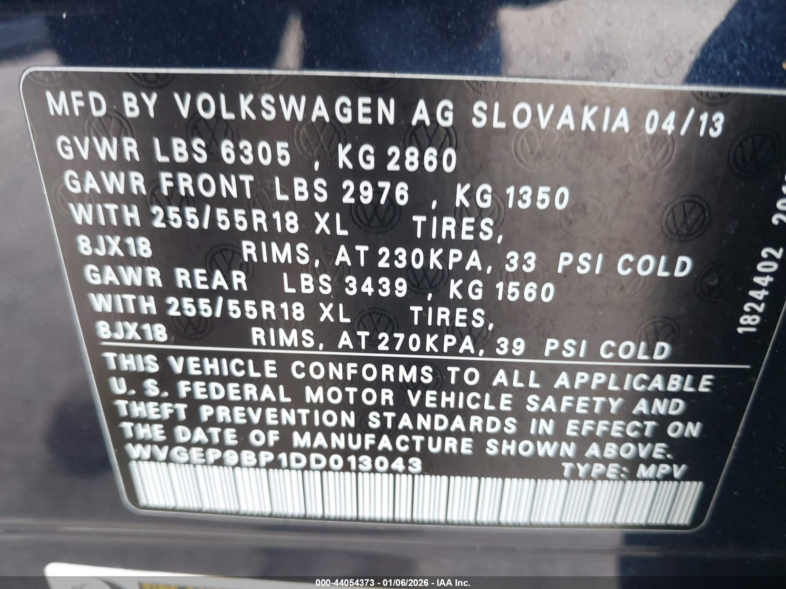 VOLKSWAGEN TOUAREG image 9