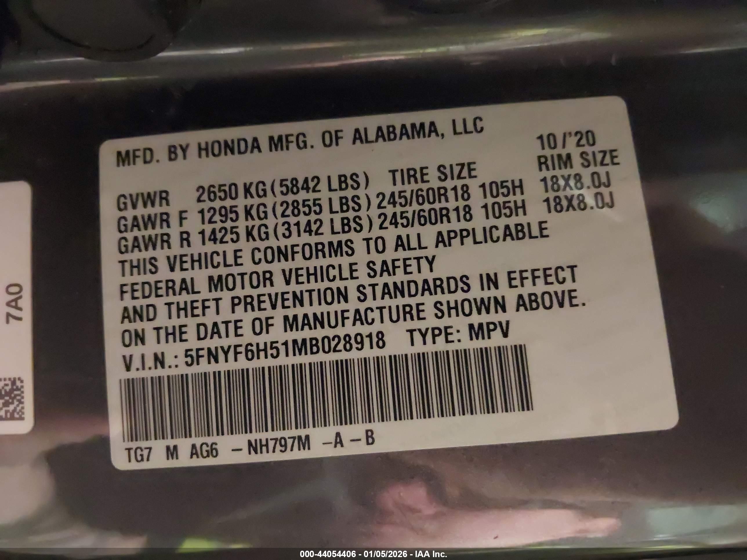 HONDA PILOT image 9