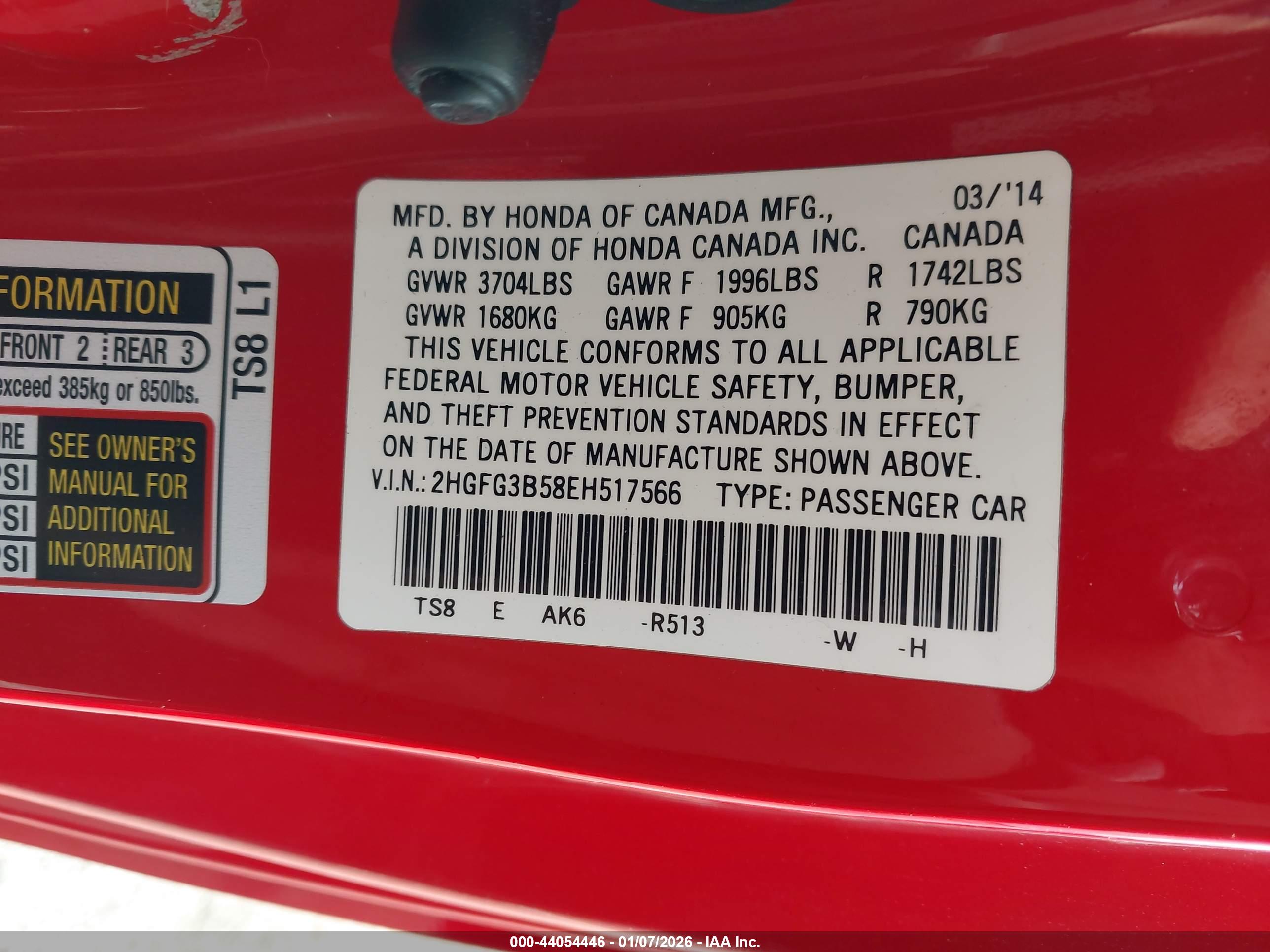 HONDA CIVIC image 9