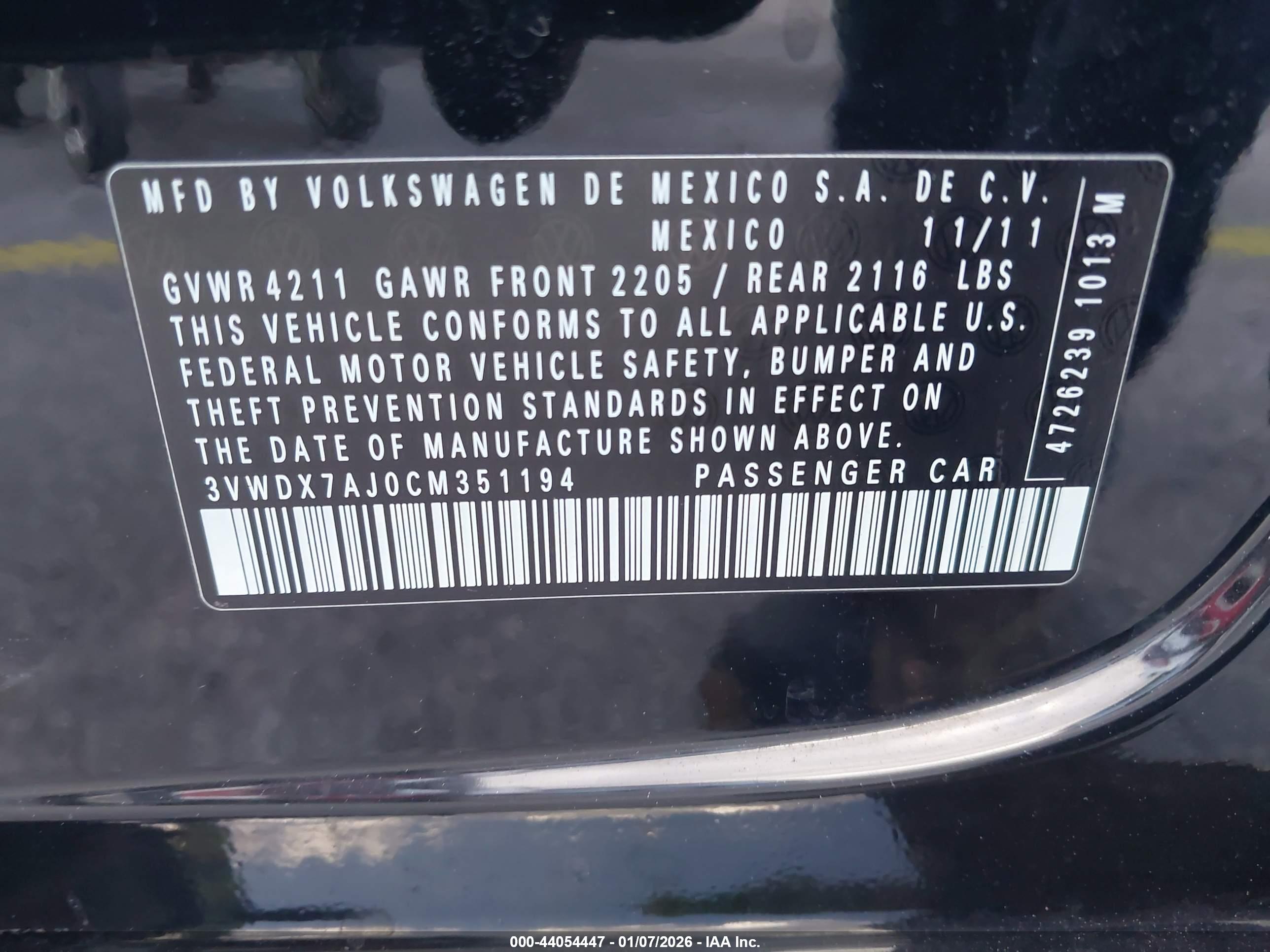 VOLKSWAGEN JETTA image 9