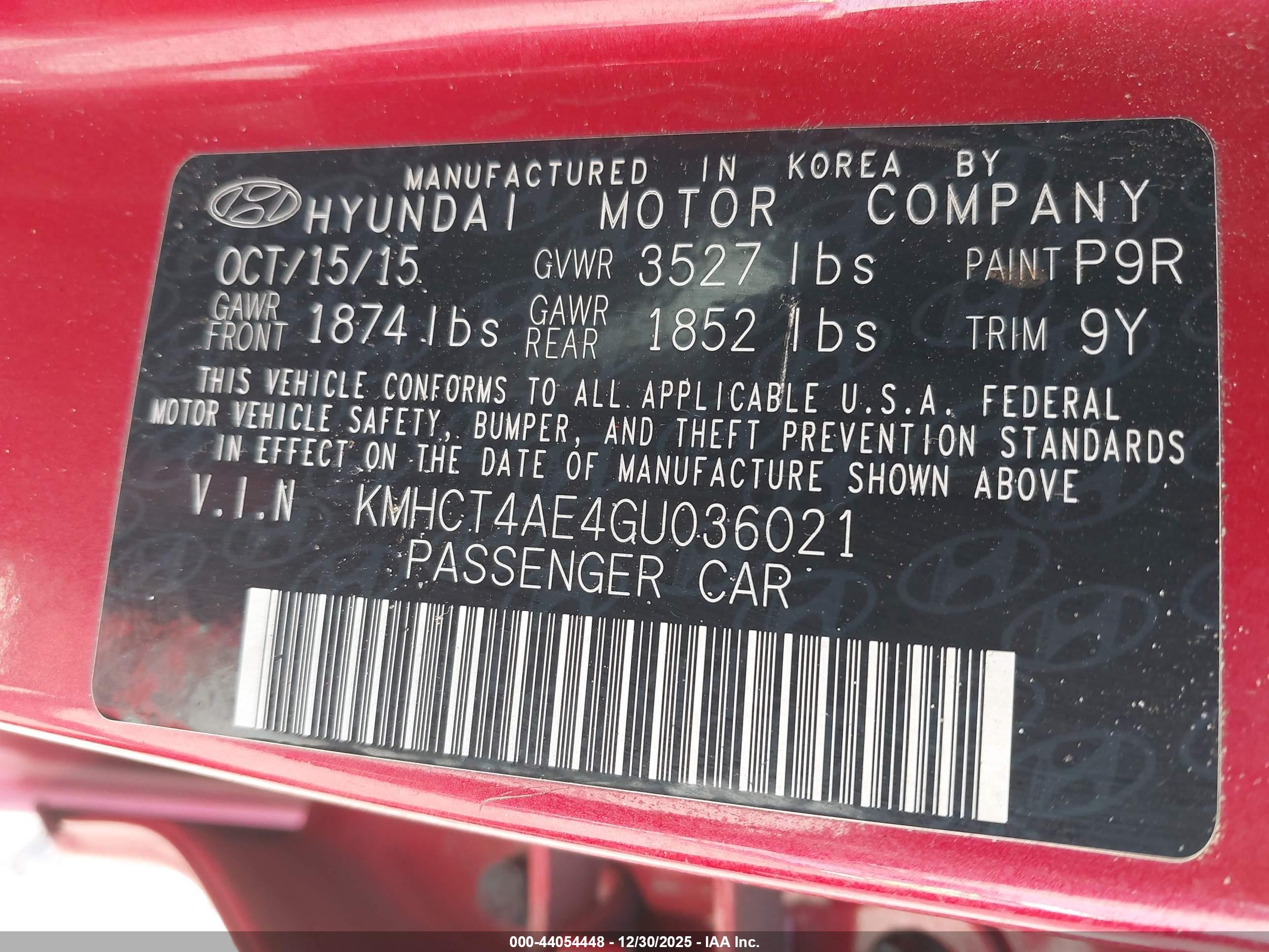 HYUNDAI ACCENT image 9