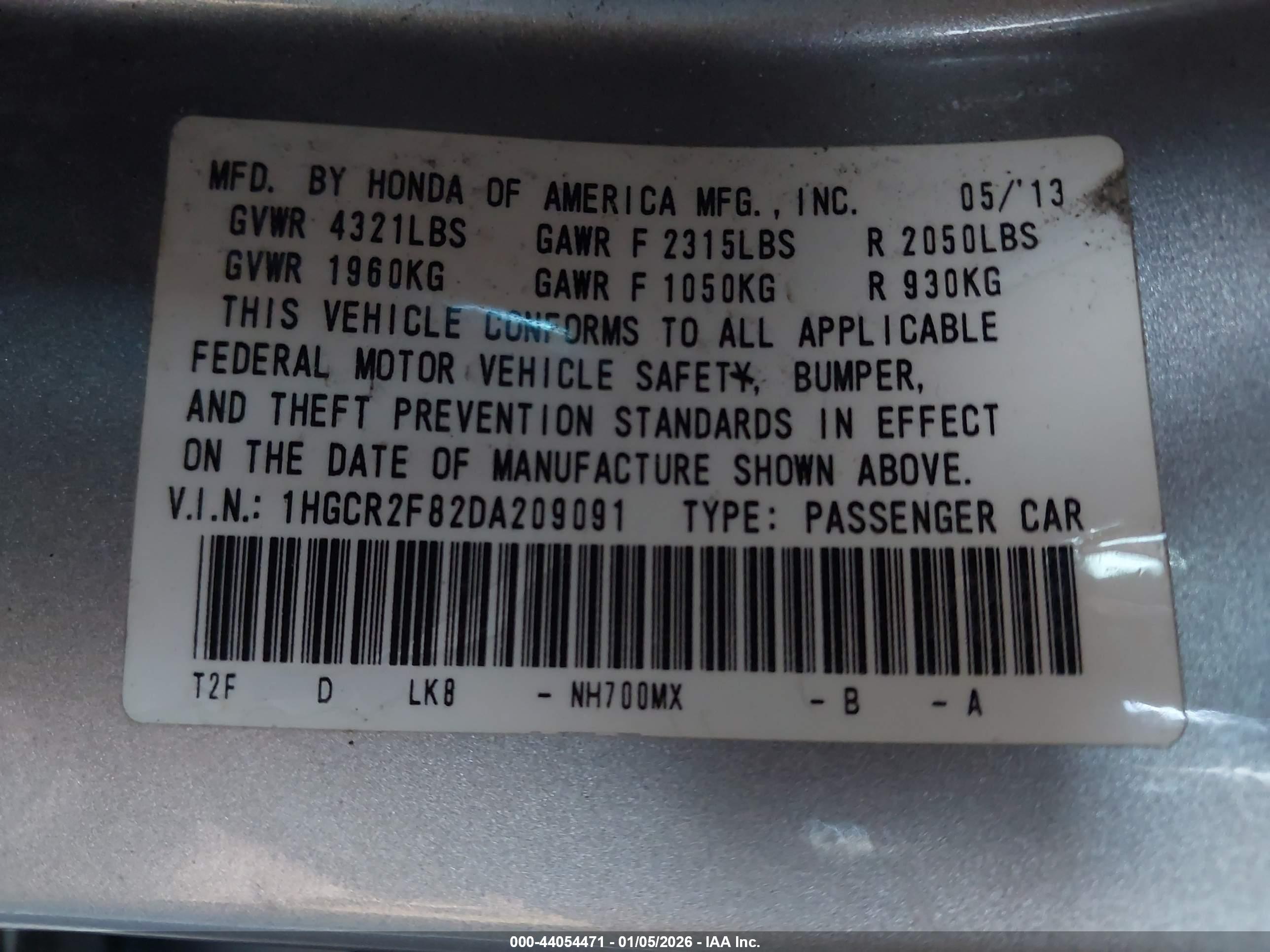 HONDA ACCORD image 9